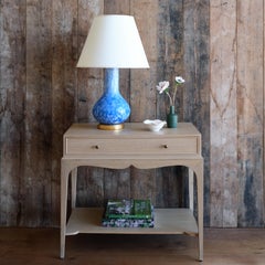 Waterfall Ceramic Lamp, Blue, by Bunny Williams Home