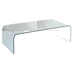 Waterfall coffee table by Angelo Cortesi for FIAM, 1970s