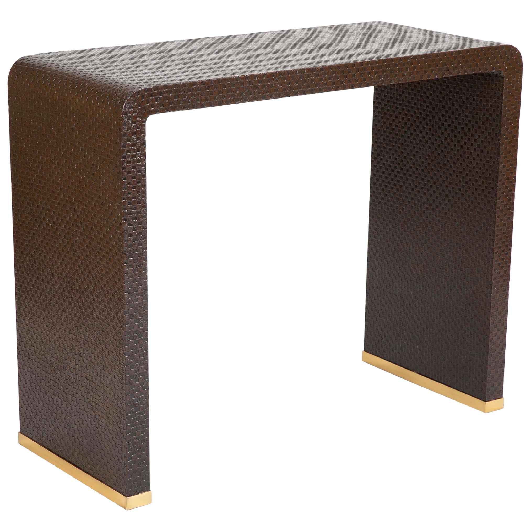 "Waterfall" Console Table by Karl Springer