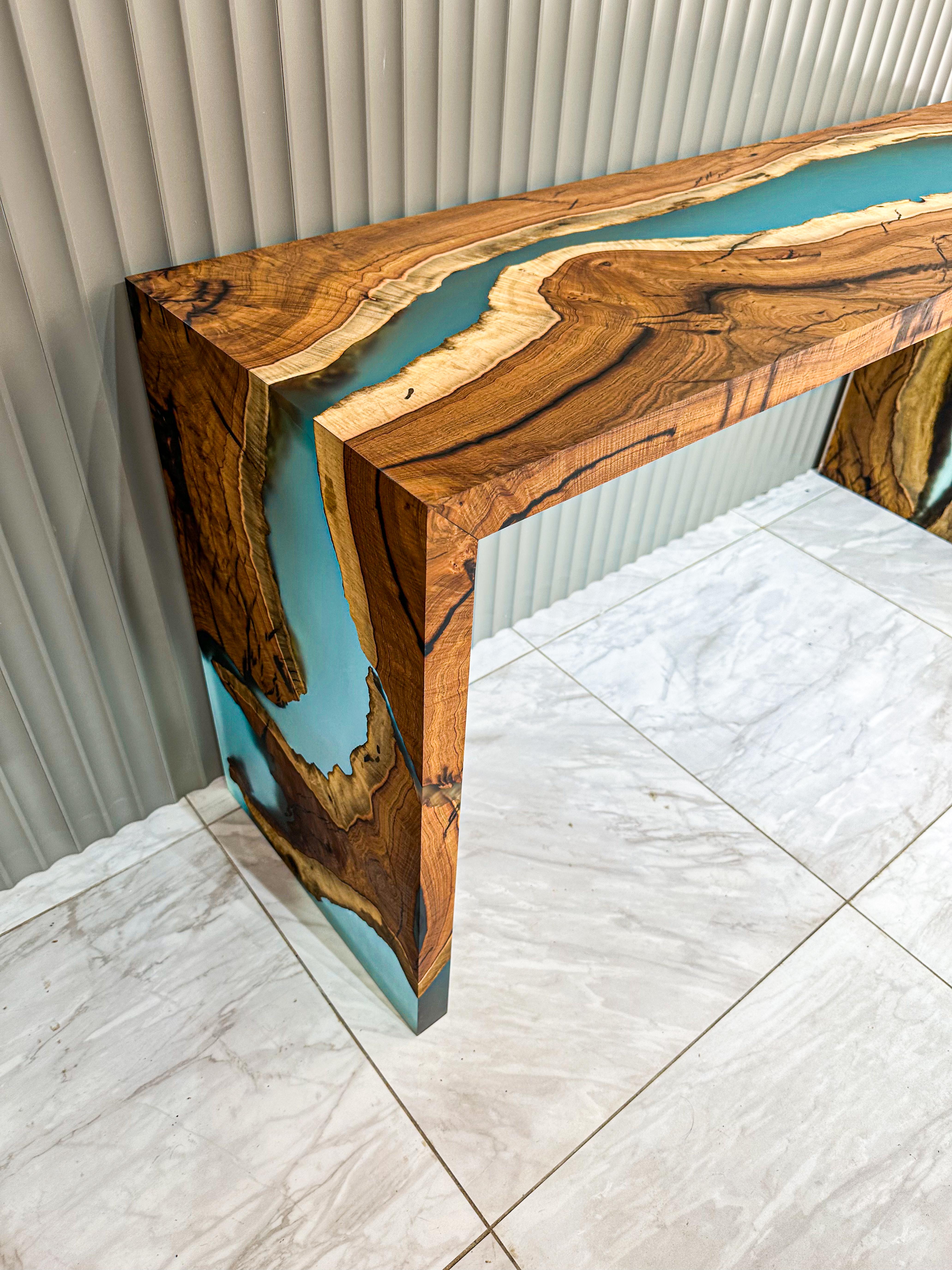 Table console cascade - Table d'entrée Modernity - Table console en Wood sur mesure Neuf - En vente à İnegöl, TR