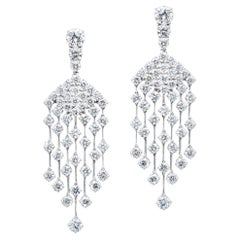 diamond waterfall earrings Waterfall Diamond Earrings