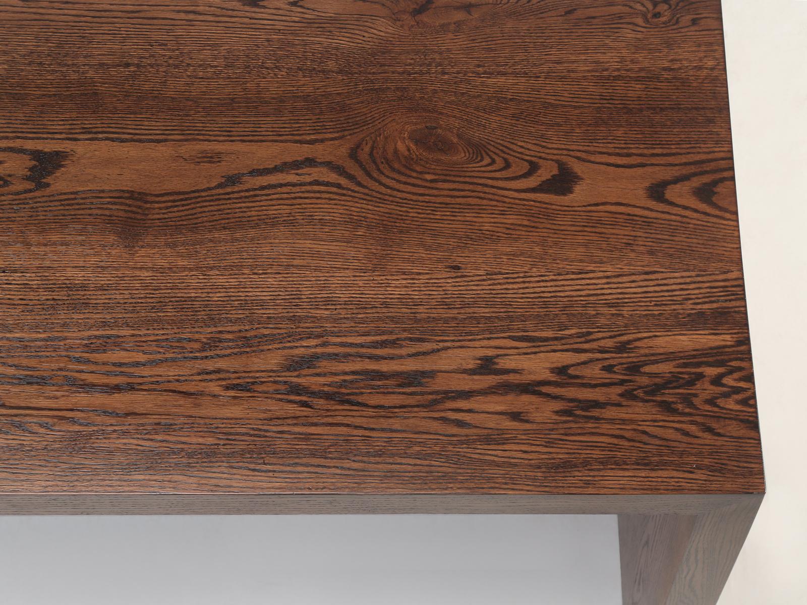 waterfall wood dining table