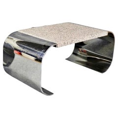 Waterfall Metal Table by Brueton