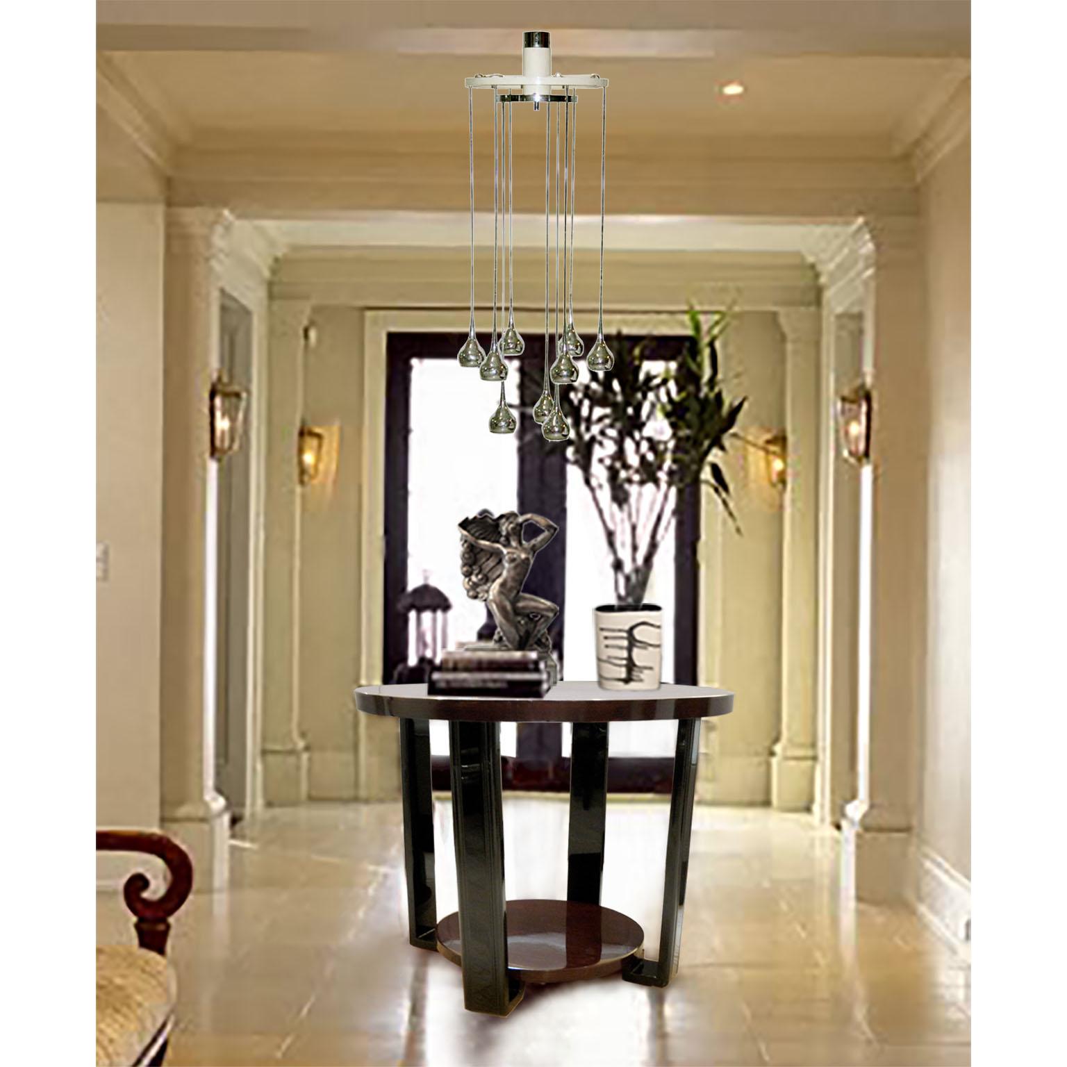 Lámpara cascada de Angelo Brotto para Esperia, Italia, años 60 Moderno de mediados de siglo en venta