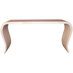Waterfall Parchment Console Table