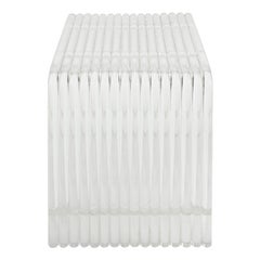 Waterfall Side Table in Lucite, 1970s