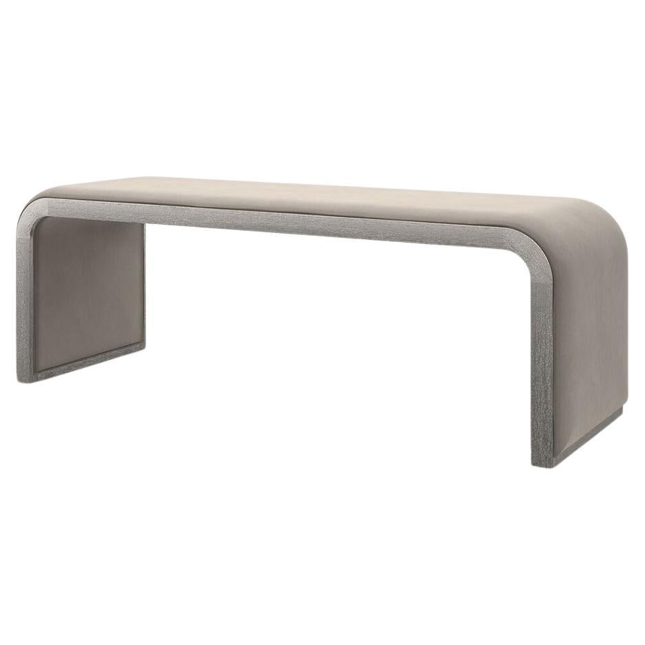 Banc en velours cascade