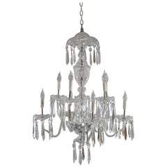 Lustre Avoca de Waterford à dix bras de lumière en cristal