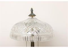 Waterford Beaumont Cut Crystal Tiffany Style Table Lamp