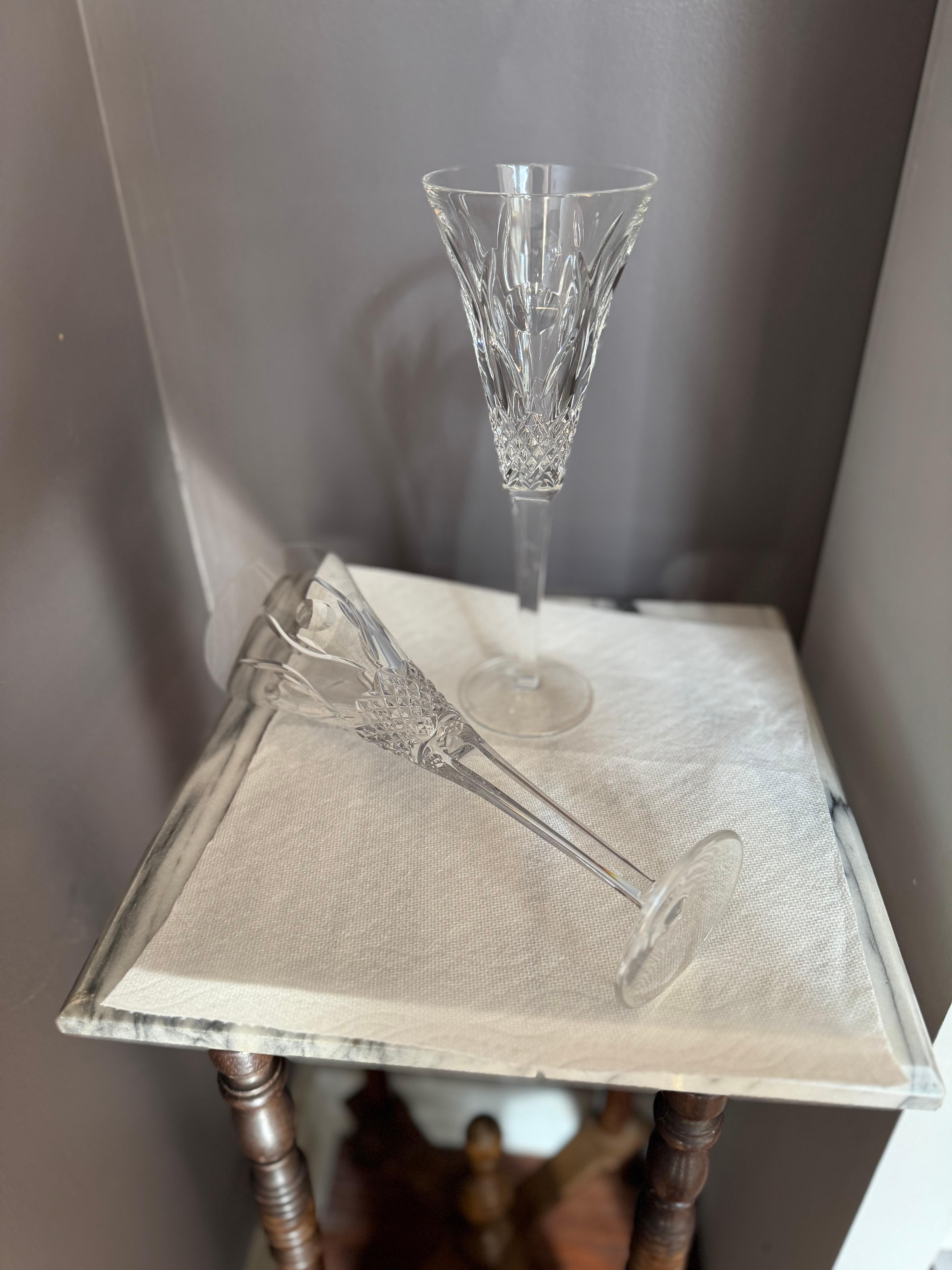 Waterford Champagne 2 Flutes 4th limited edition the Friendship celebration For Sale 8