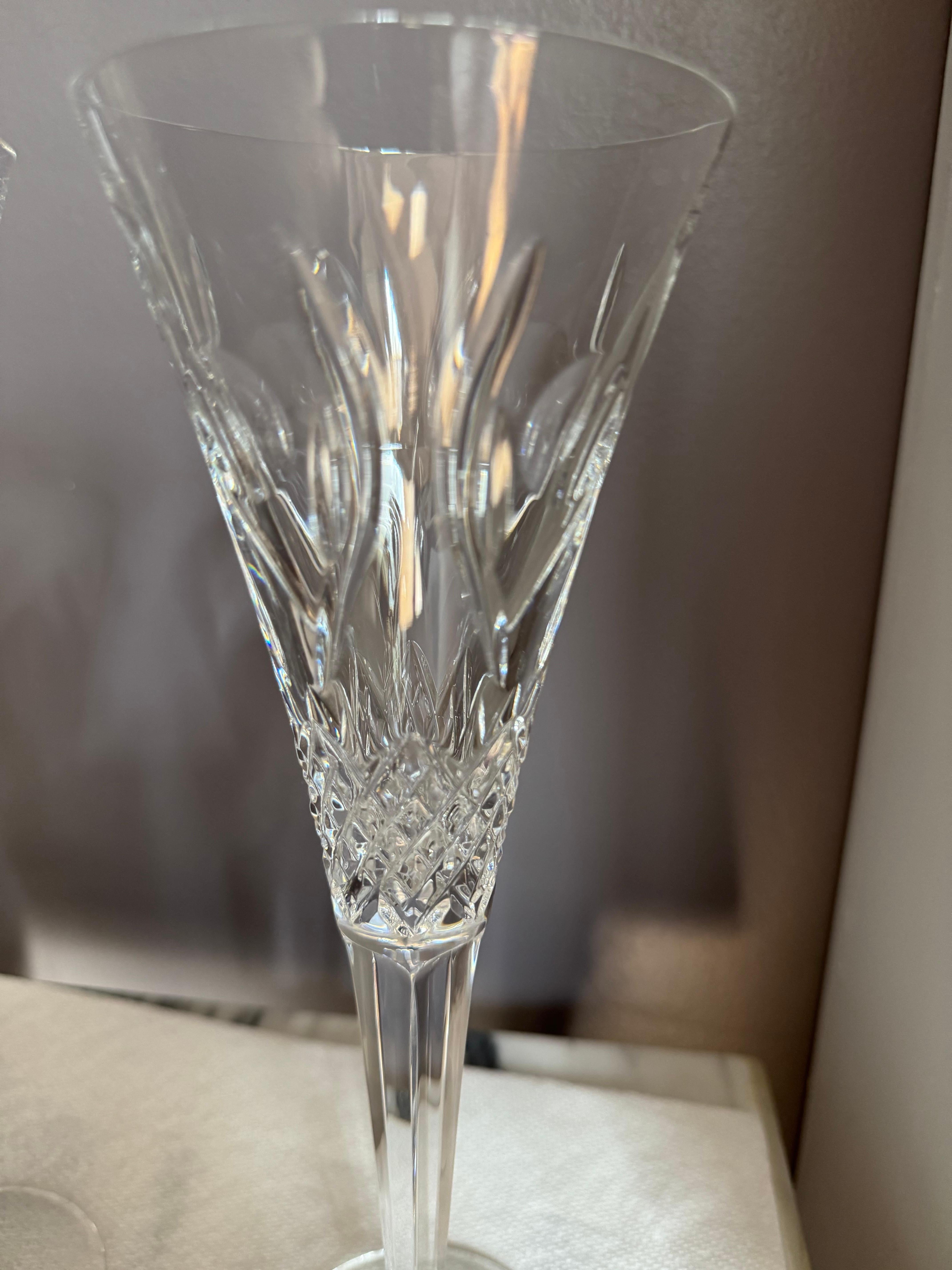 Waterford Champagne 2 Flutes 4th limited edition the Friendship celebration For Sale 10