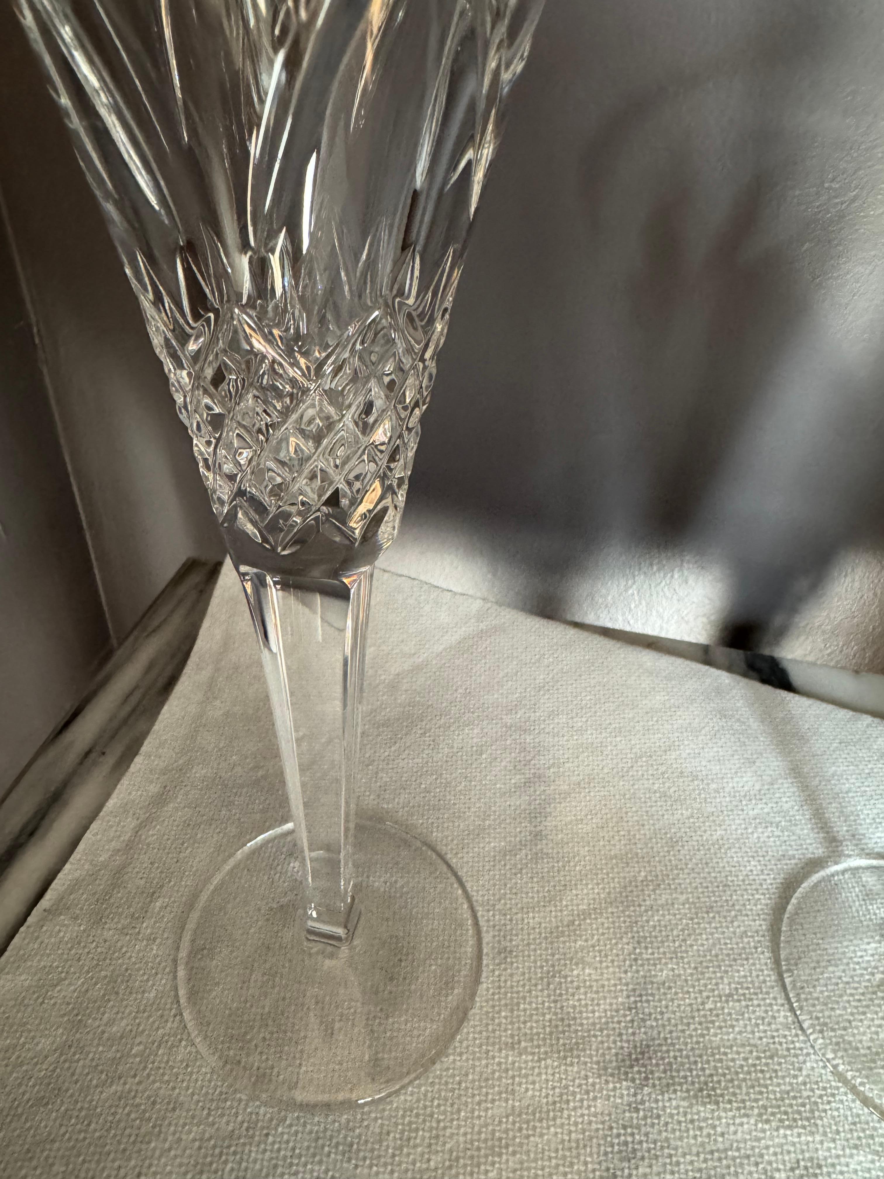 Waterford Champagne 2 Flutes 4th limited edition the Friendship celebration For Sale 2