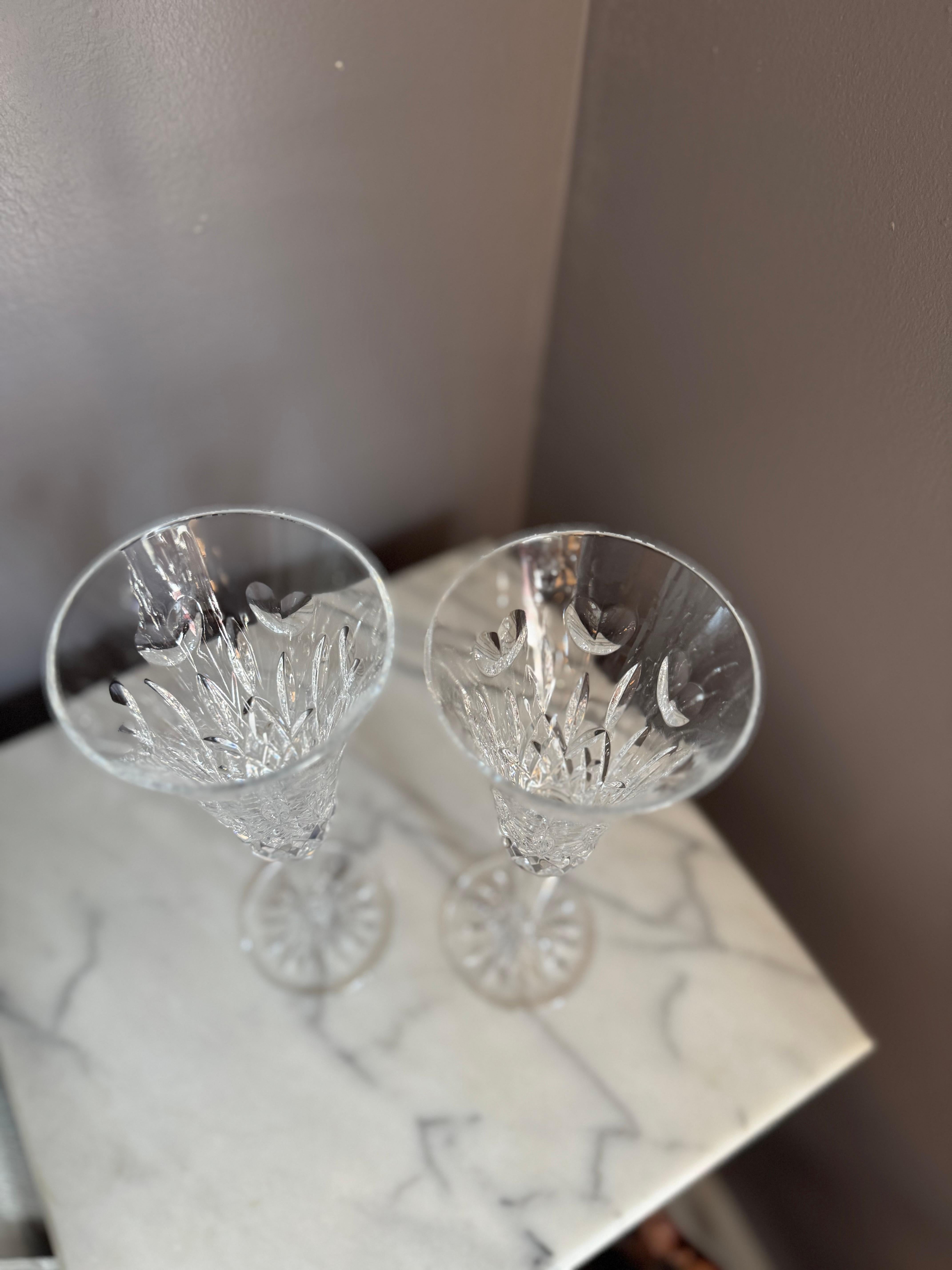 Waterford Champagner  Flöten Kristall  Lismore   I Love 2er-Set im Angebot 2