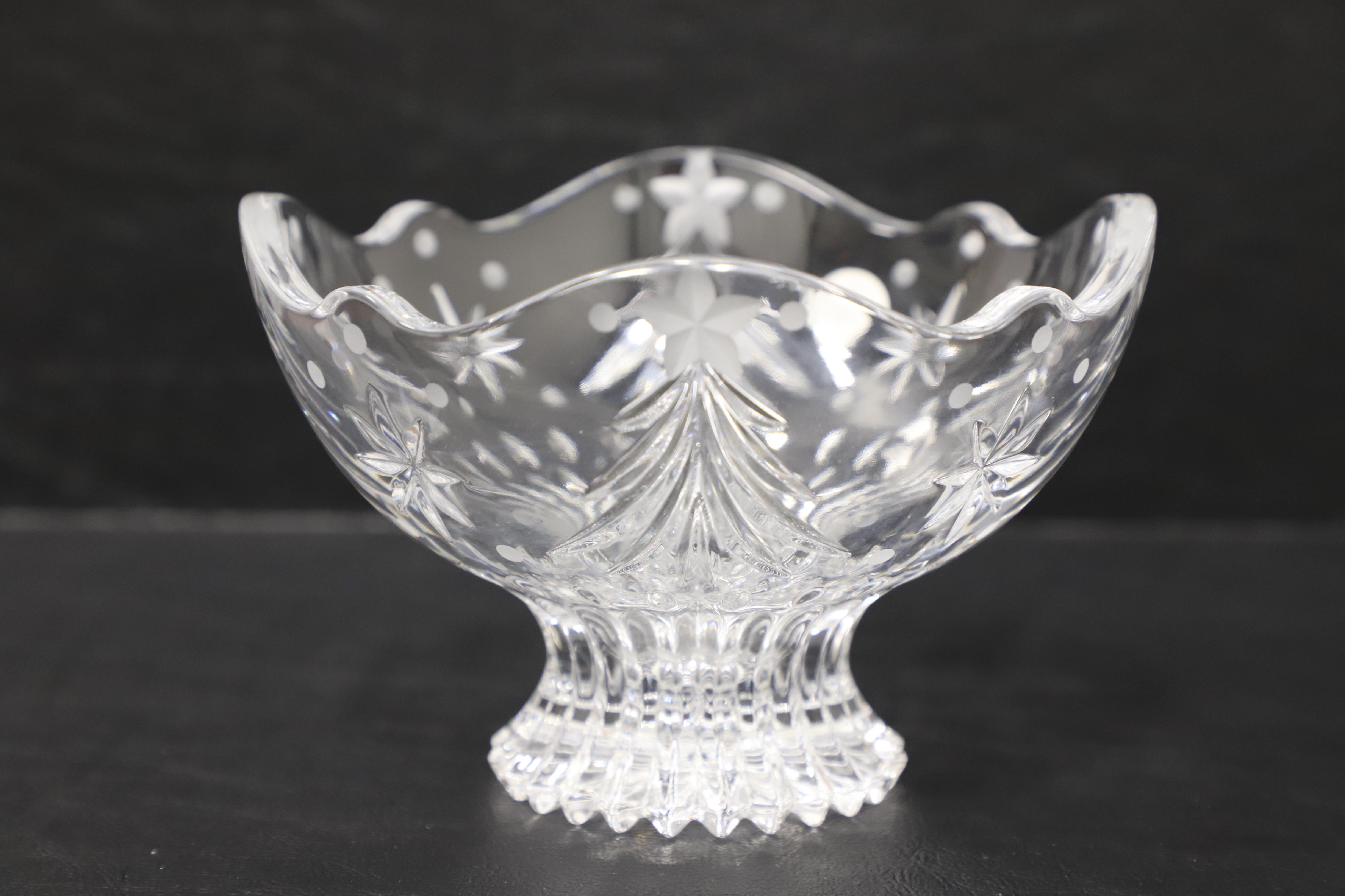 waterford crystal candy dish with lid