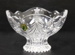 WATERFORD Crystal 6" Christmas Night Candy Dish