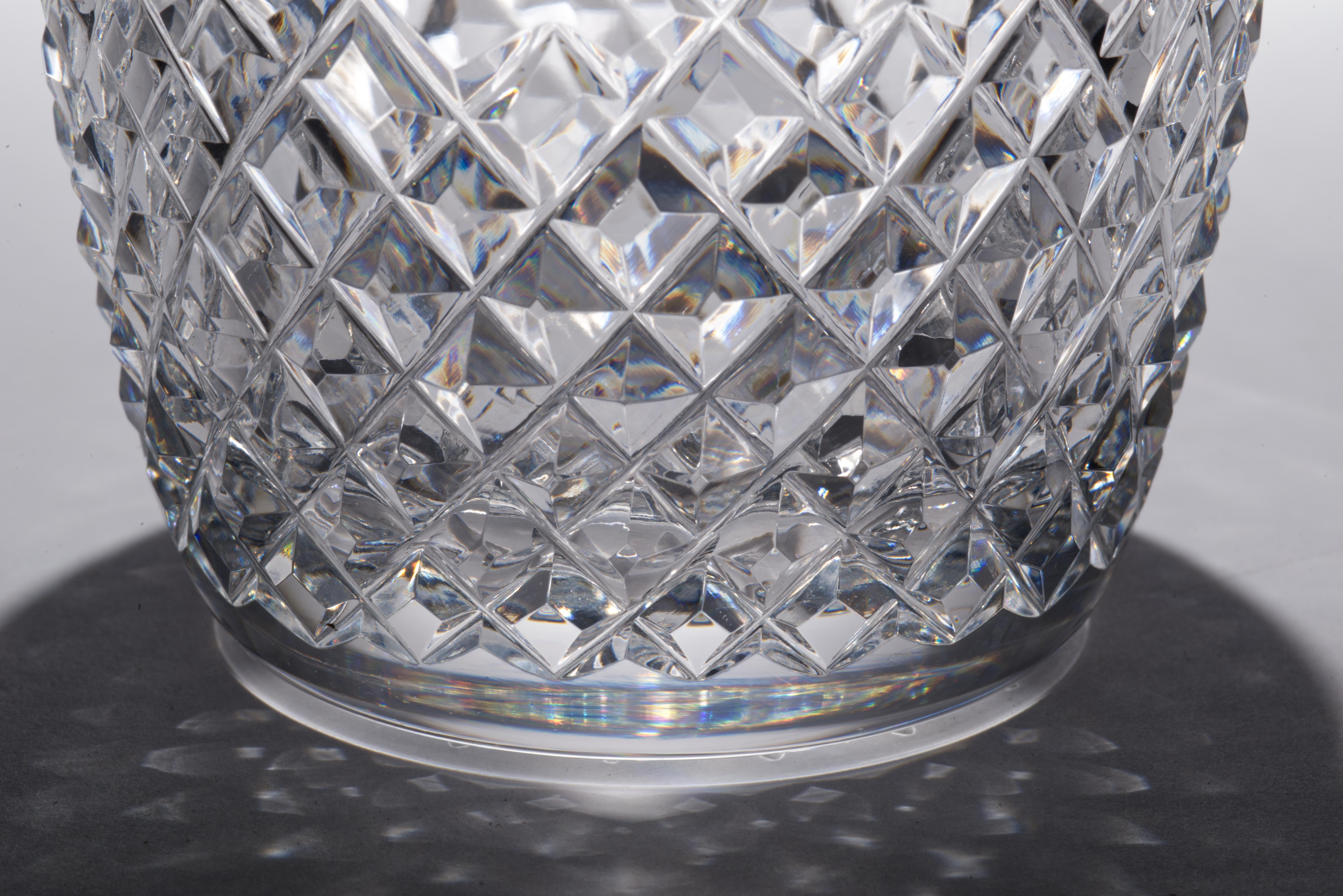 Cristal Pot à miel et couvercle Waterford Crystal à motif Alana en vente