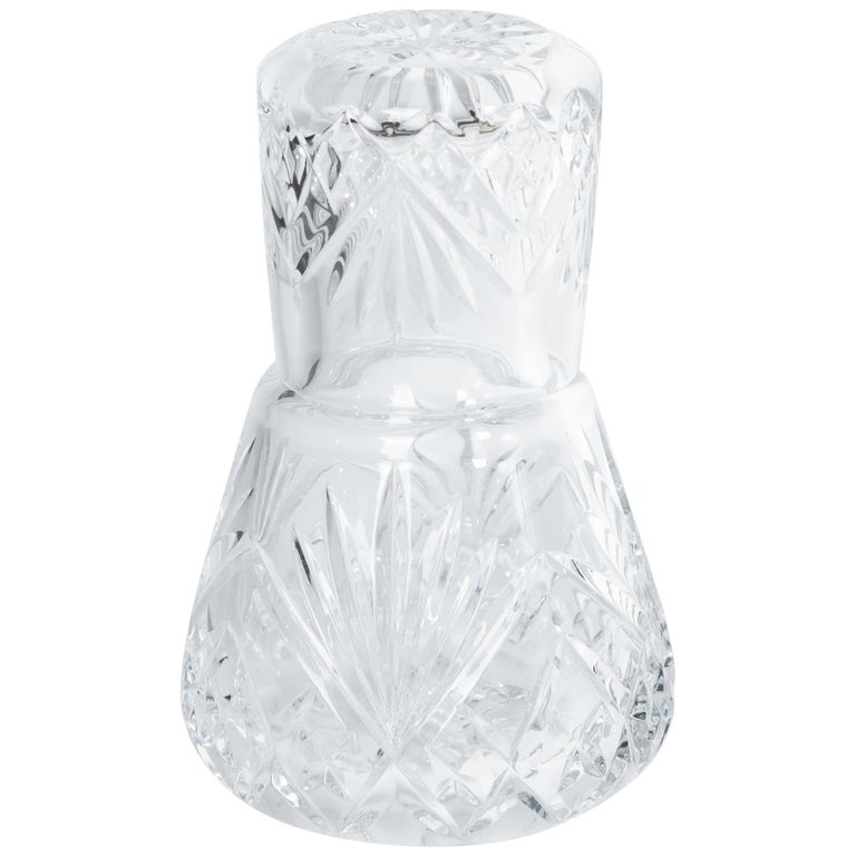 Waterford Crystal Bedside Carafe and Tumbler Glass For Sale at 1stdibs