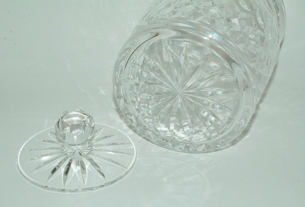 waterford crystal candy jar with lid