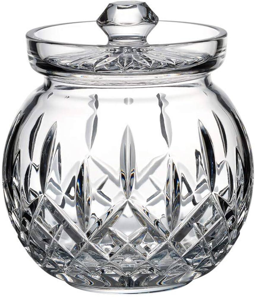 Slovacco Waterford Crystal Classic Lysmore Rounded Biscuit Barrel, 7 pollici. in vendita