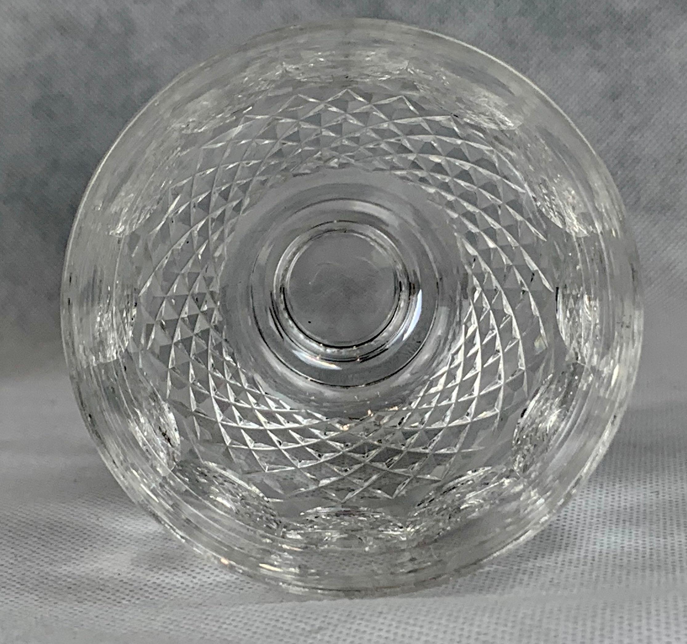 Edwardian Set of 6 Waterford Crystal Colleen Goblets