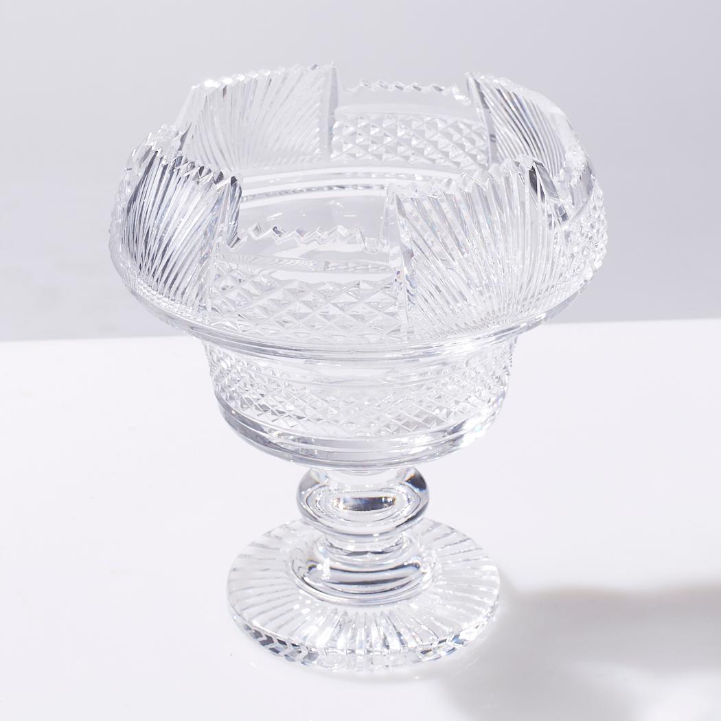 Waterford Crystal Footed Bowl Vase For Sale 2