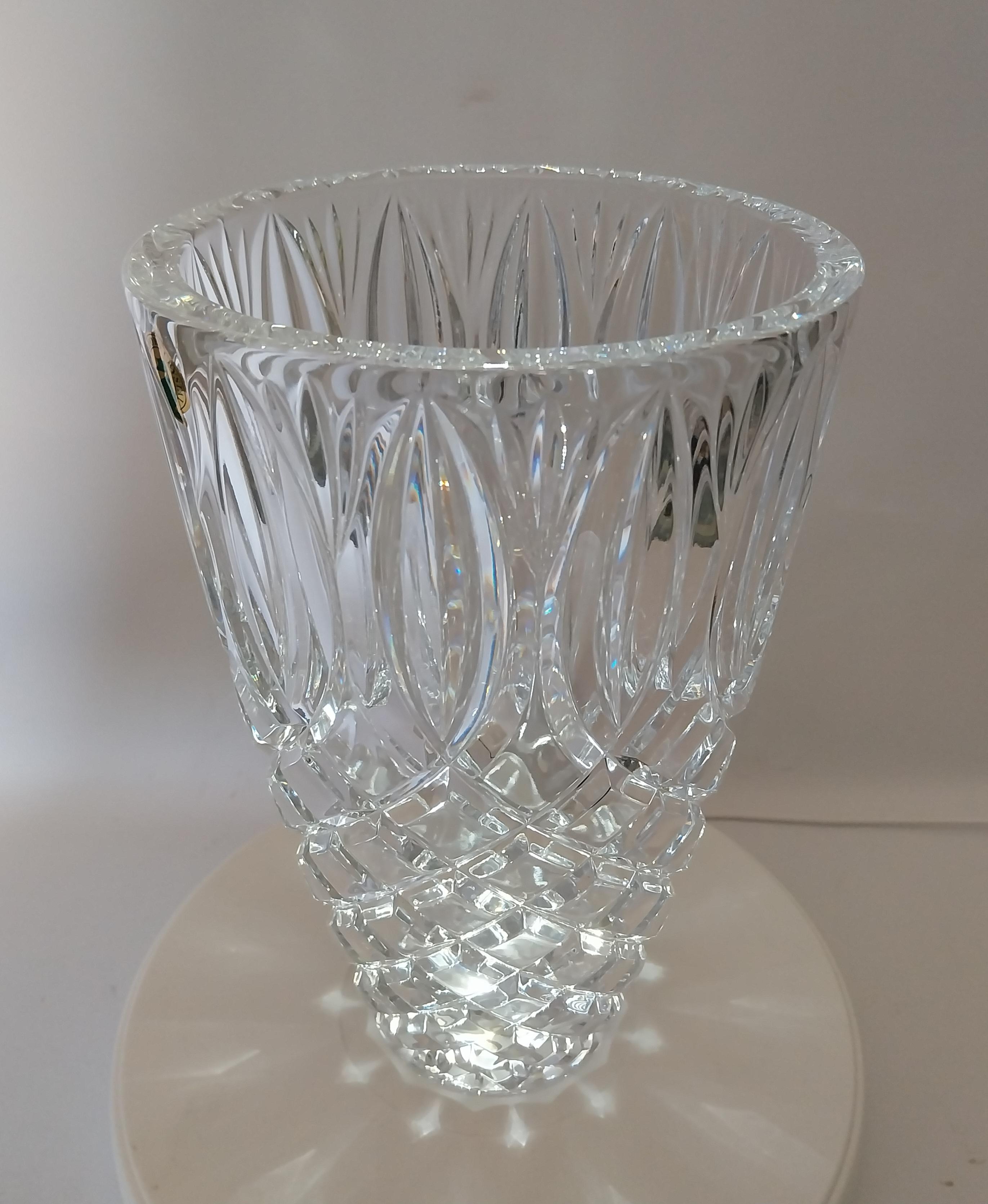 Waterford Crystal Glass Vase For Sale 7