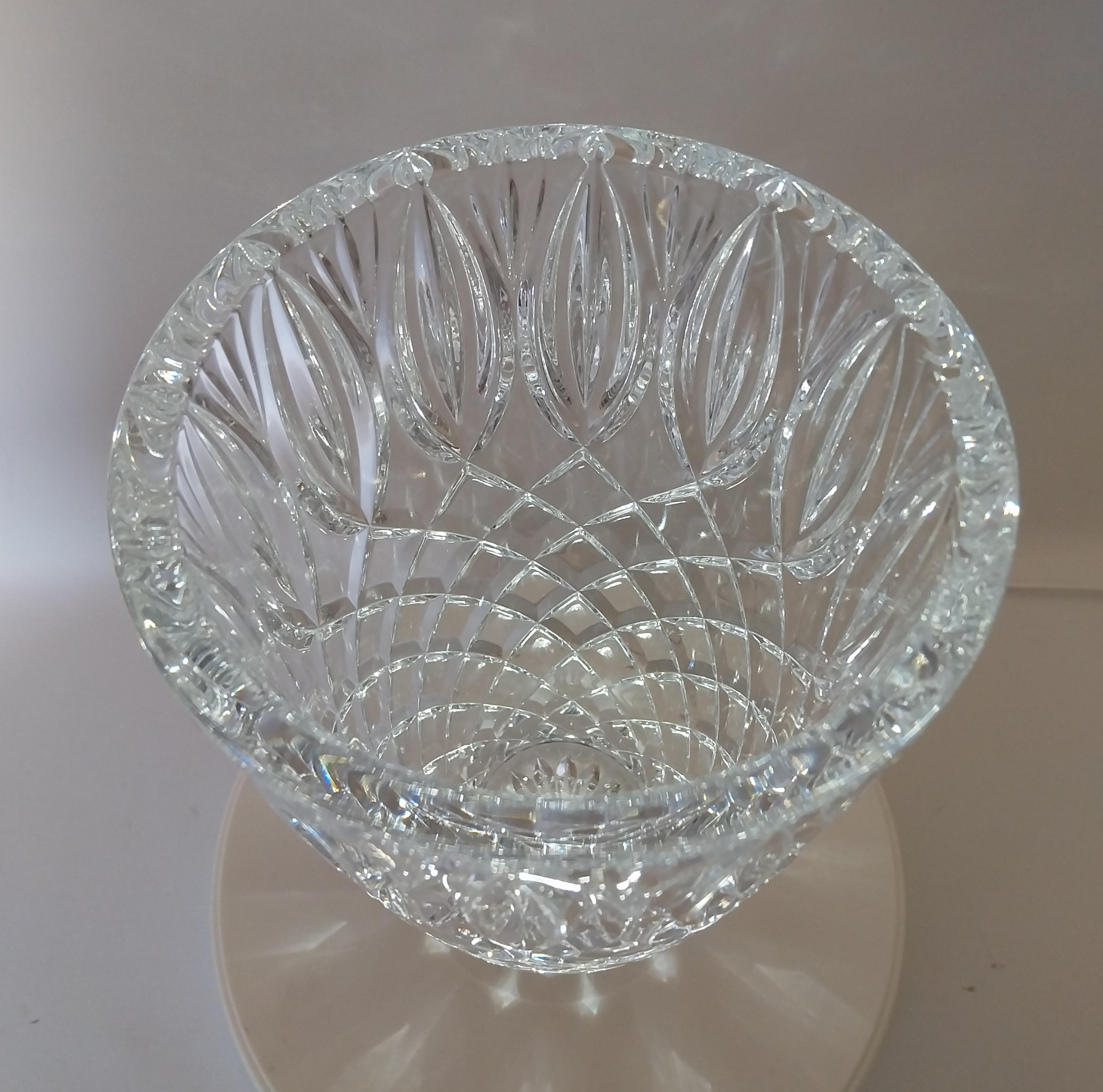 Waterford Crystal Glass Vase For Sale 8