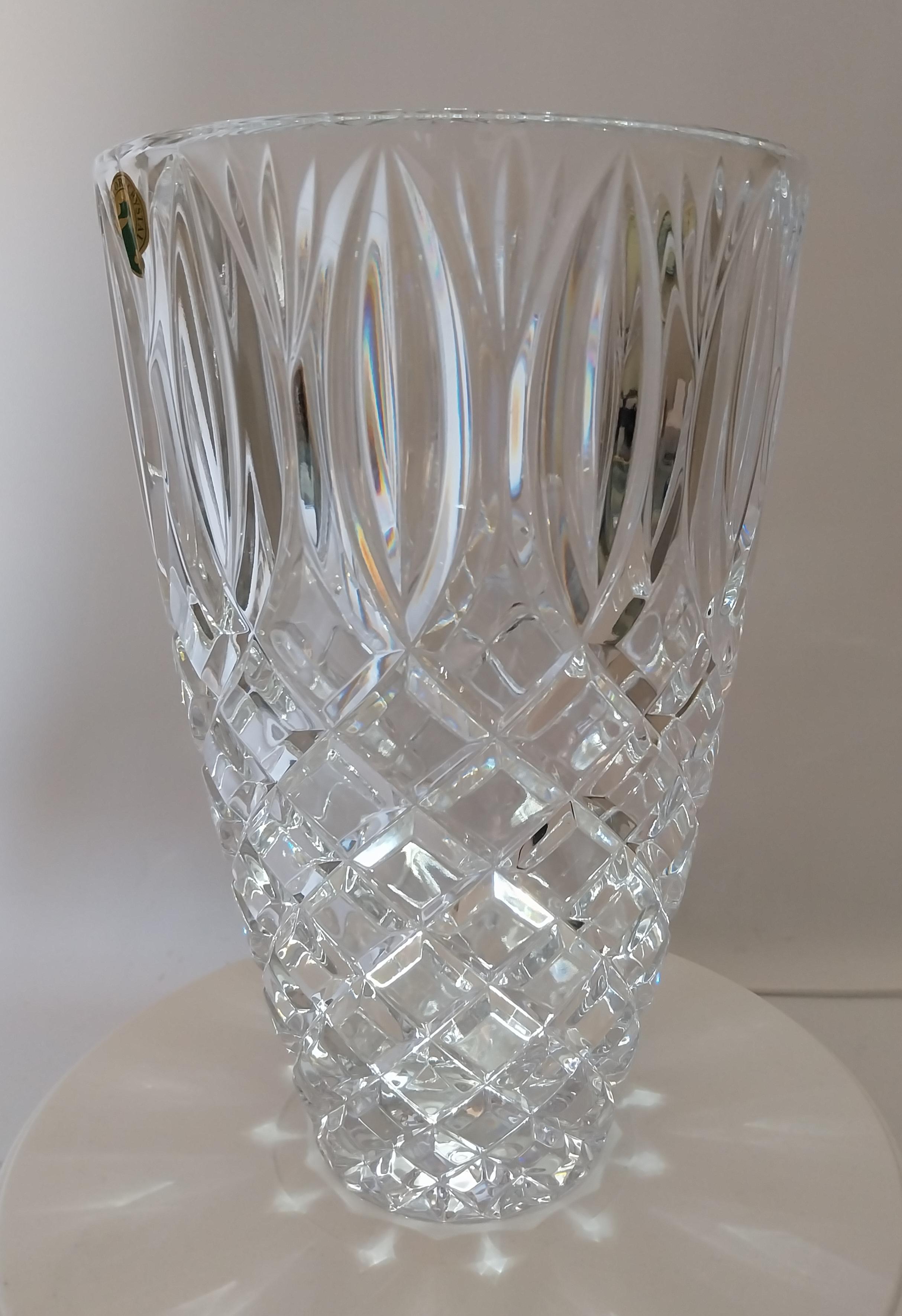 Waterford Crystal Glass Vase For Sale 9