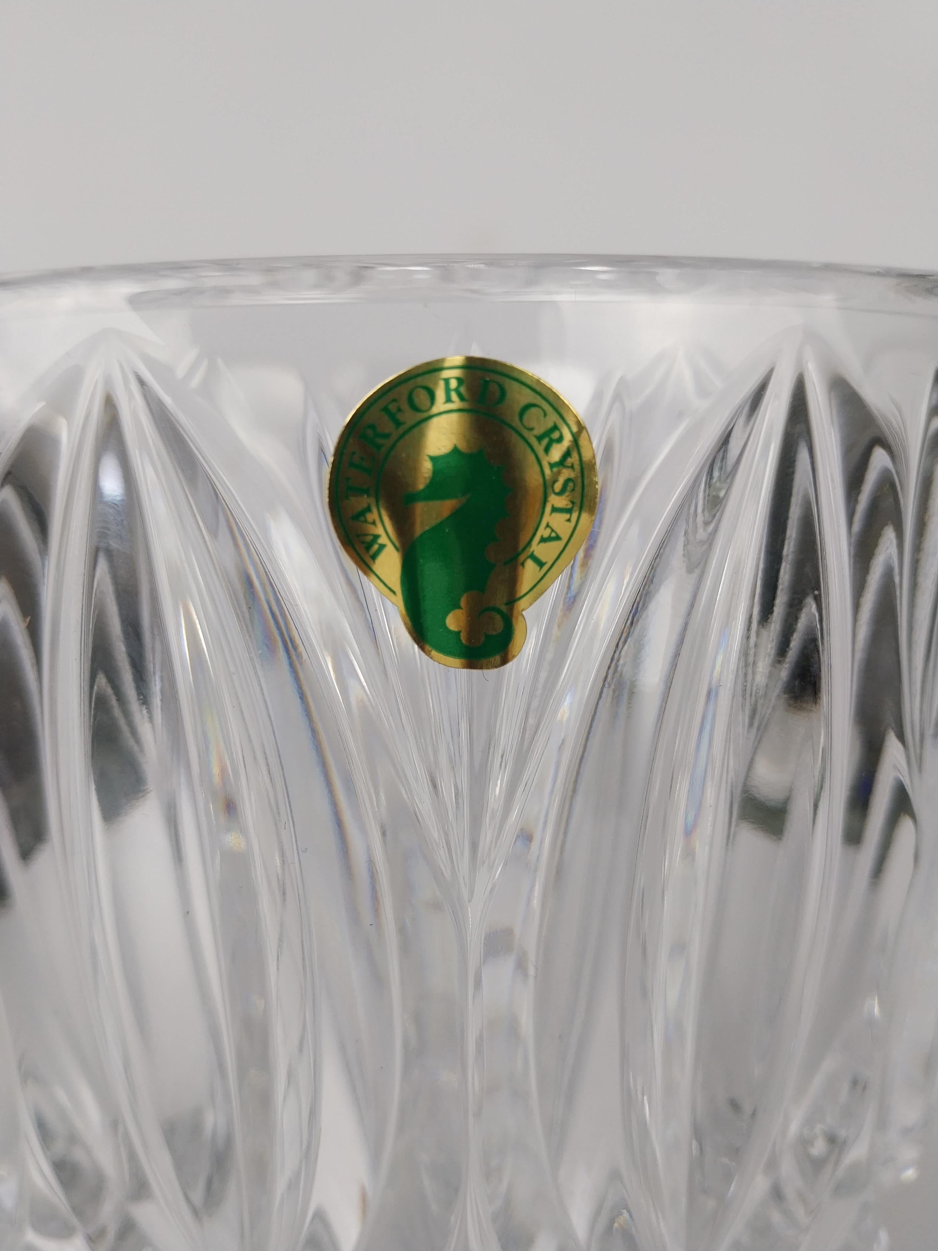 British Waterford Crystal Glass Vase For Sale