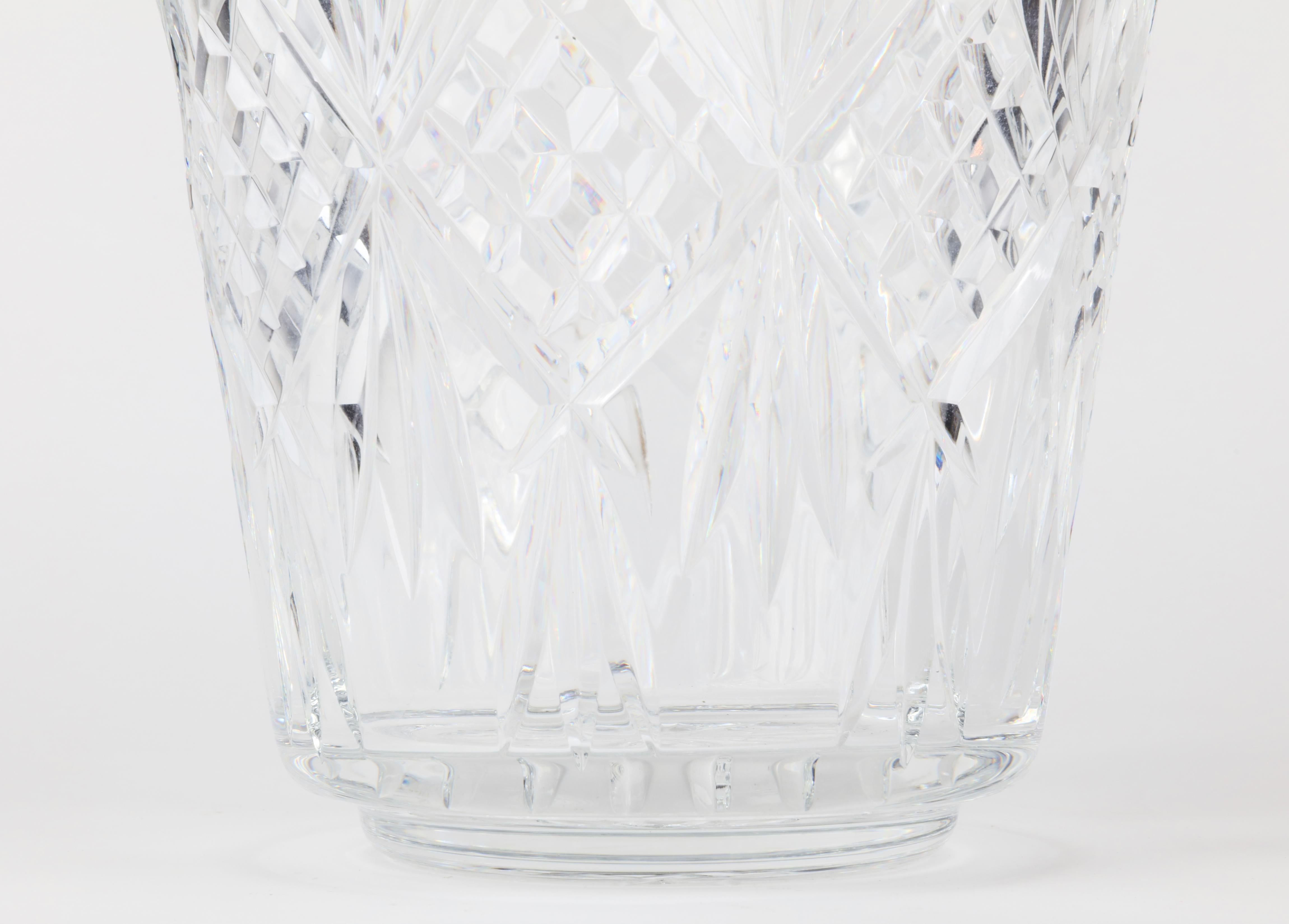 waterford crystal ice bucket with handles