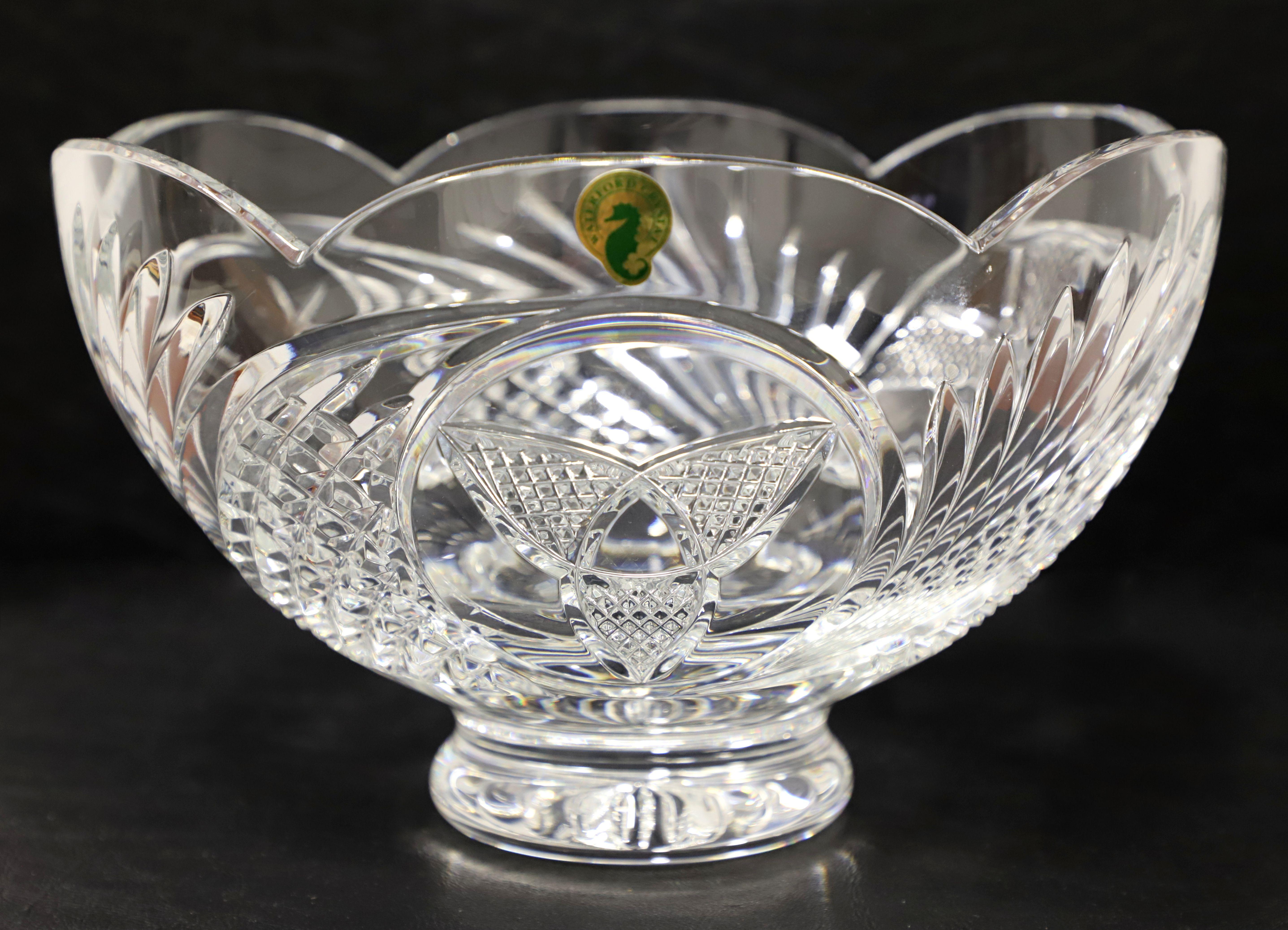An Early 21st Century round centerpiece bowl by Waterford, their 