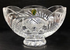 WATERFORD Crystal Ireland 10" Heritage of Ireland Scalloped Footed Bowl