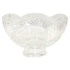 Used WATERFORD Crystal Ireland 10" Heritage of Ireland Scalloped Footed Bowl