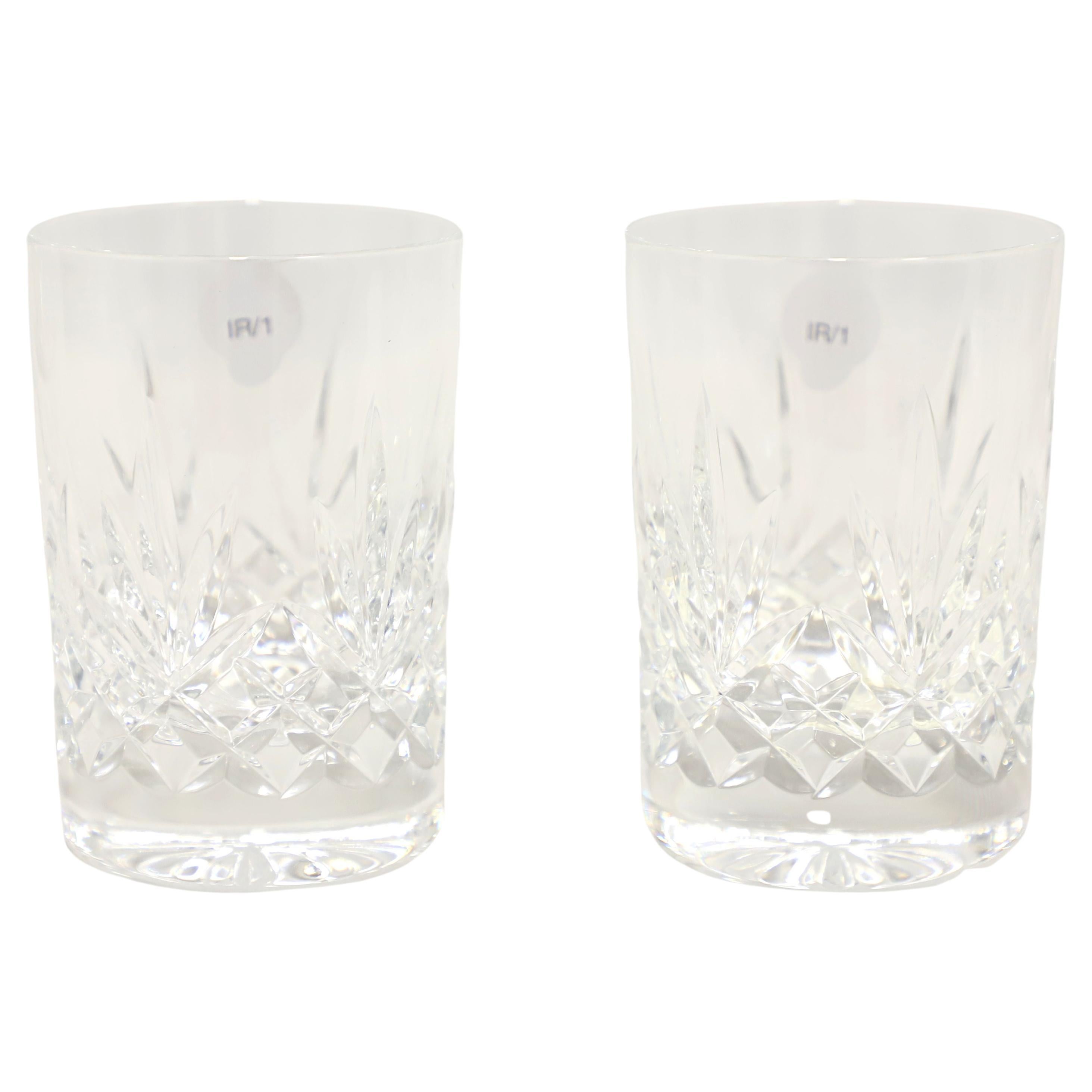 WATERFORD Crystal Ireland 4" Ferndale Juice Tumbler - Pair B *New in Open Box* (Nouveau dans une boîte ouverte)