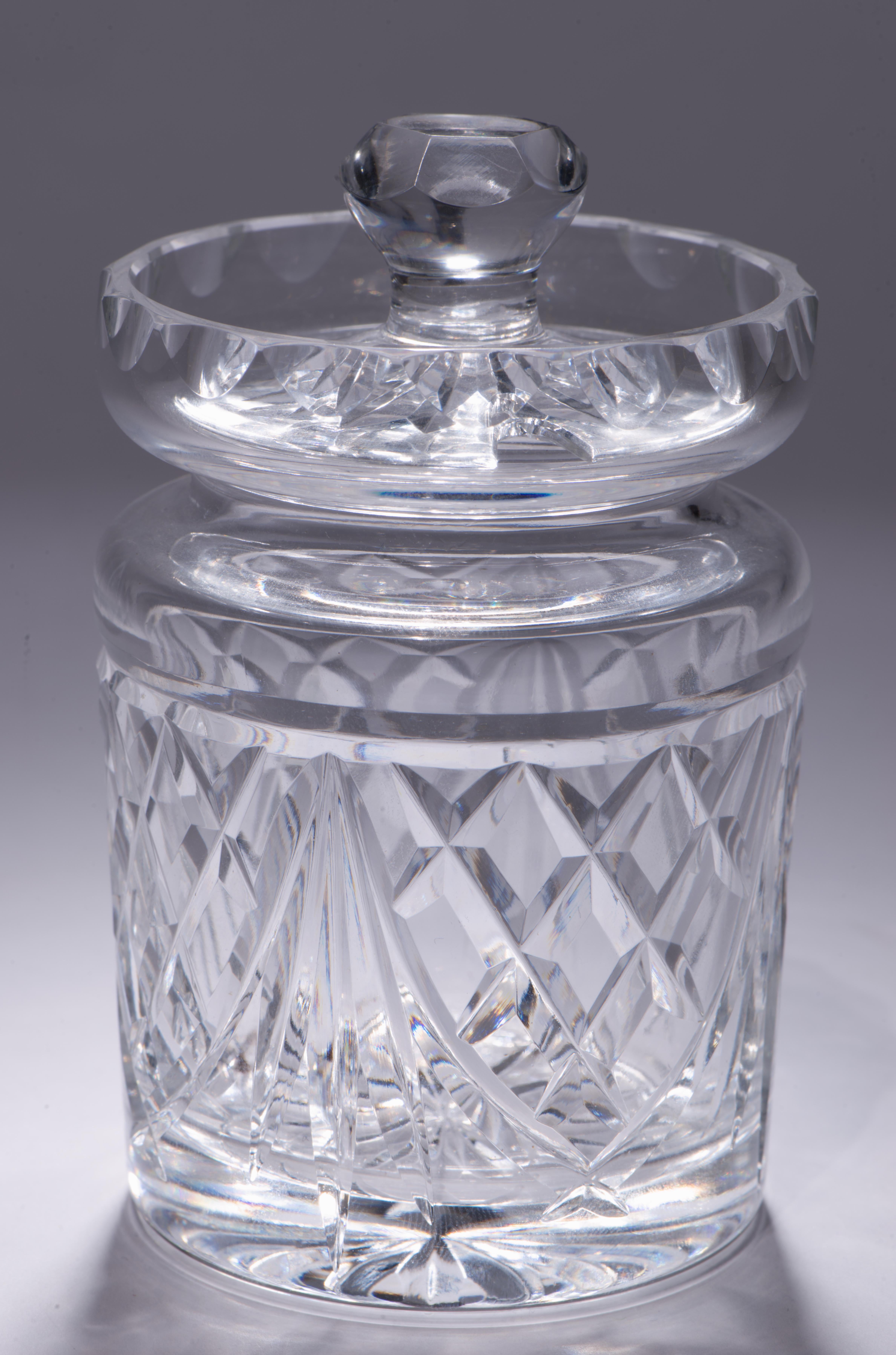 Waterford Crystal Marmelade Gelee oder Honig Topf & Deckel (Irisch) im Angebot