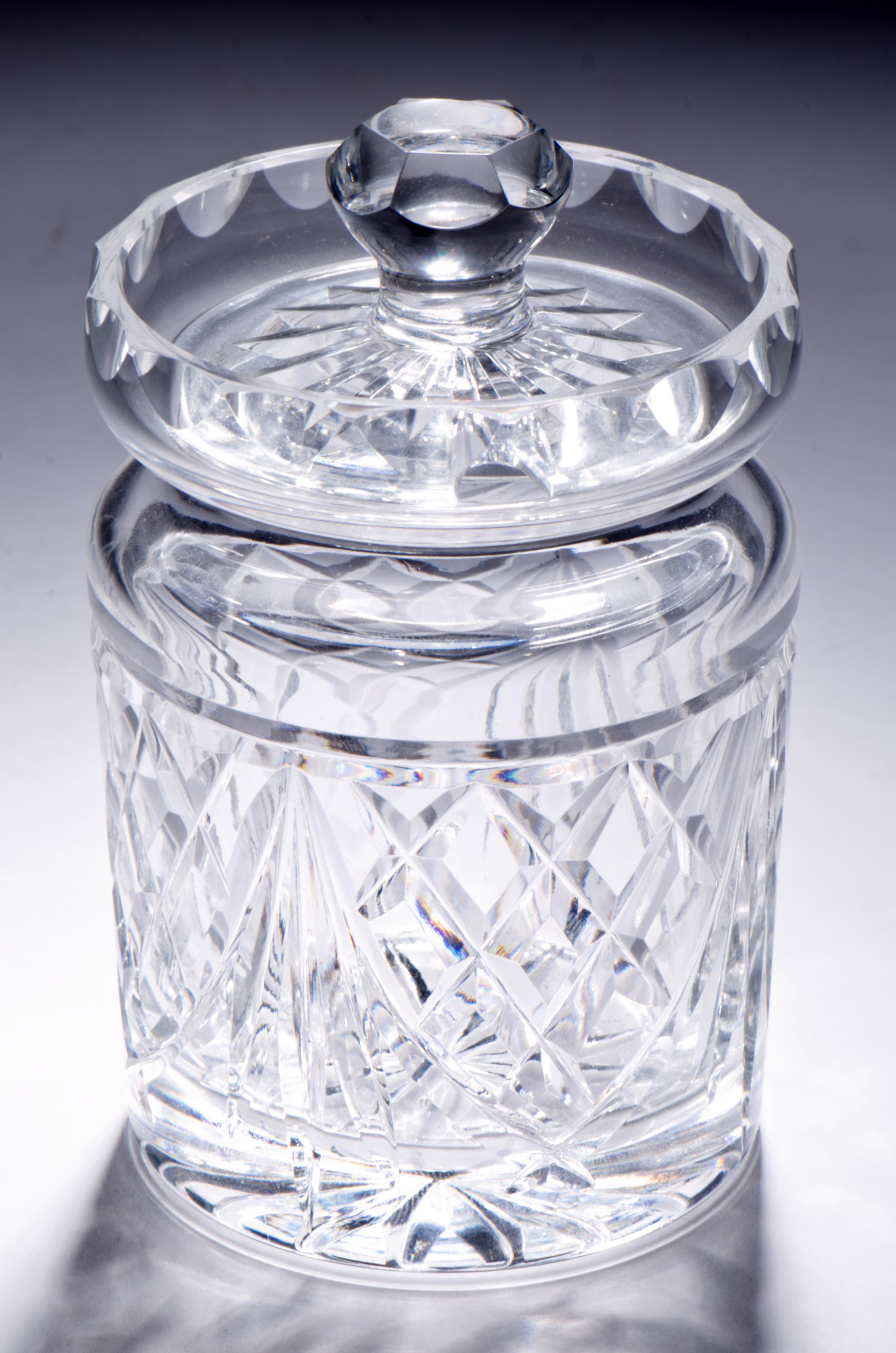 Waterford Crystal Marmelade Gelee oder Honig Topf & Deckel im Angebot 1