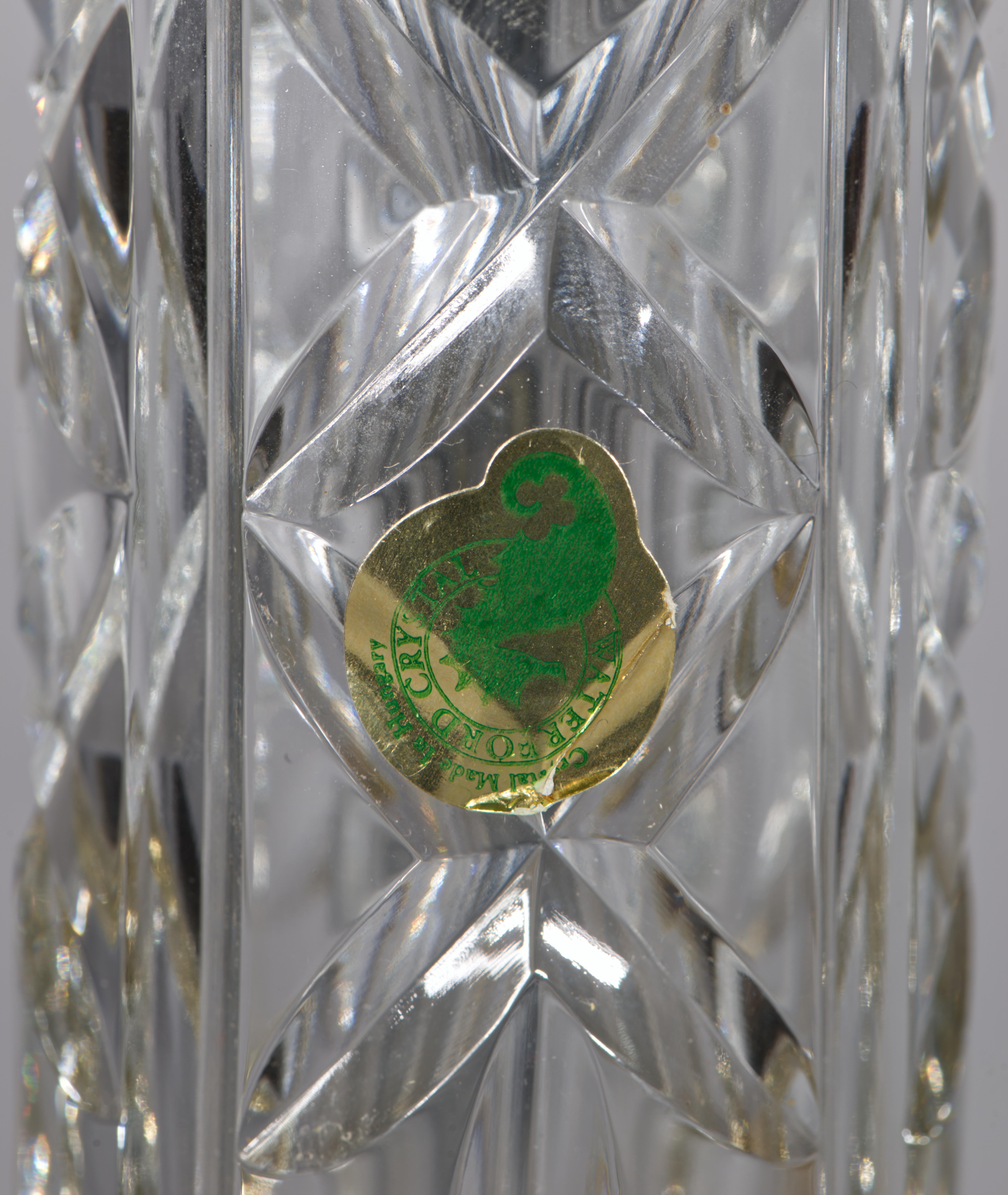 Waterford Crystal Lamp Killarney Kinsale Bankers Table Lamp 1990s - 1stDibs For Sale 1