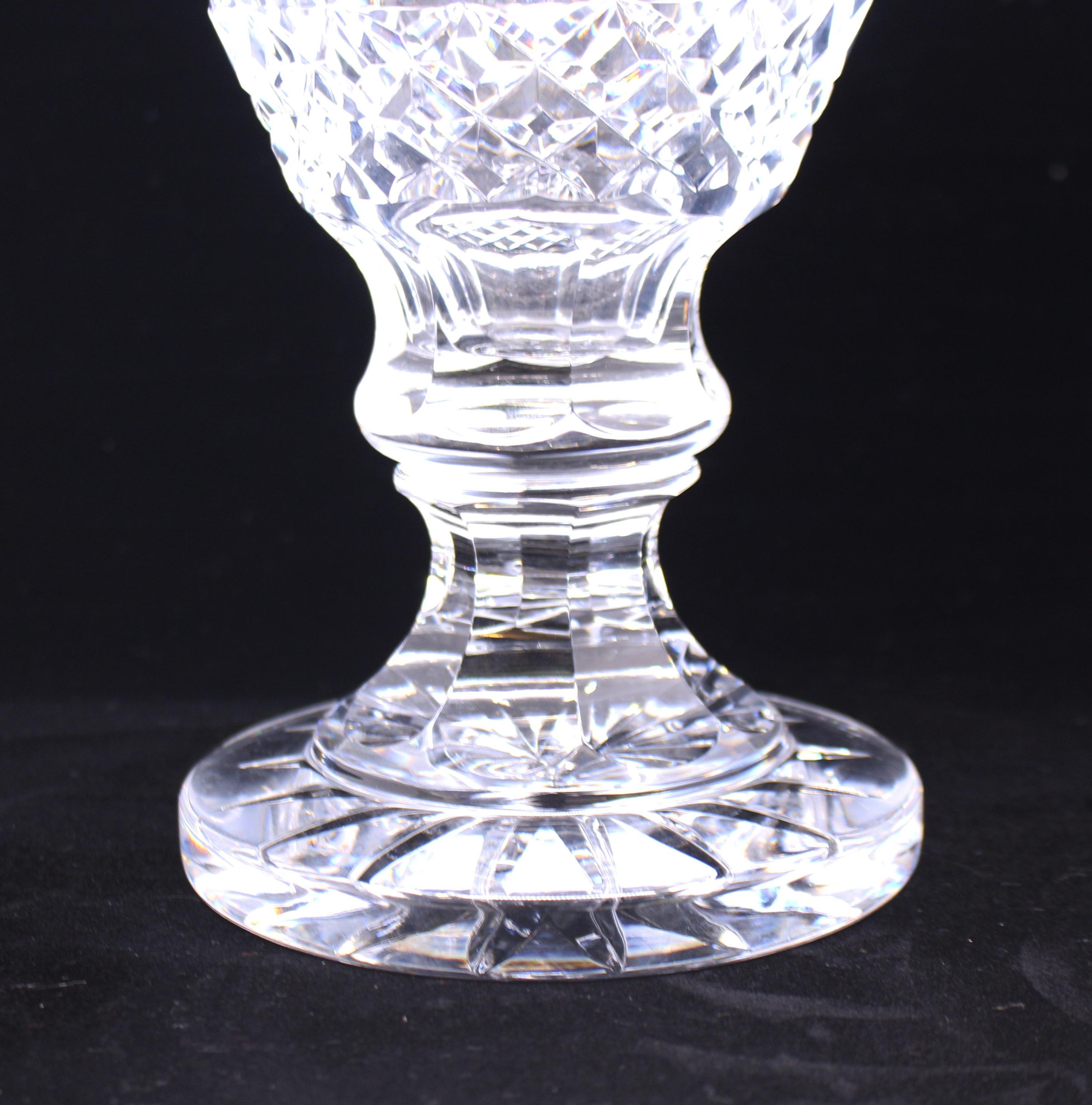 Irish Waterford Crystal Large Master Cutter Vase