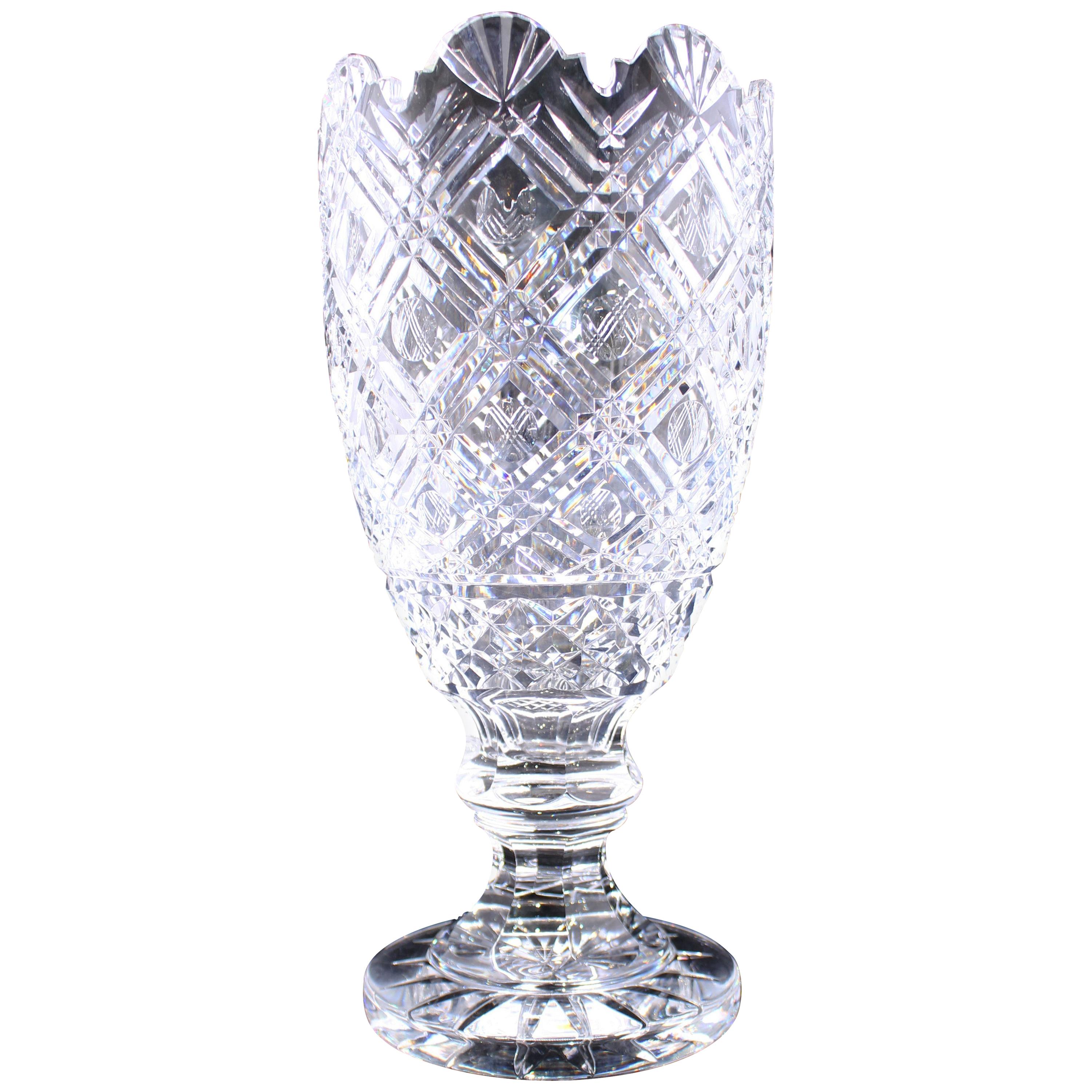 Waterford Crystal Large Master Cutter Vase