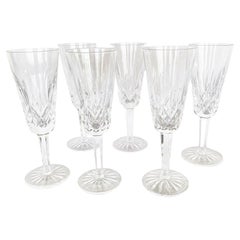 Waterford Crystal Lismore Fluted Champagne Glass Flute - Set of 6