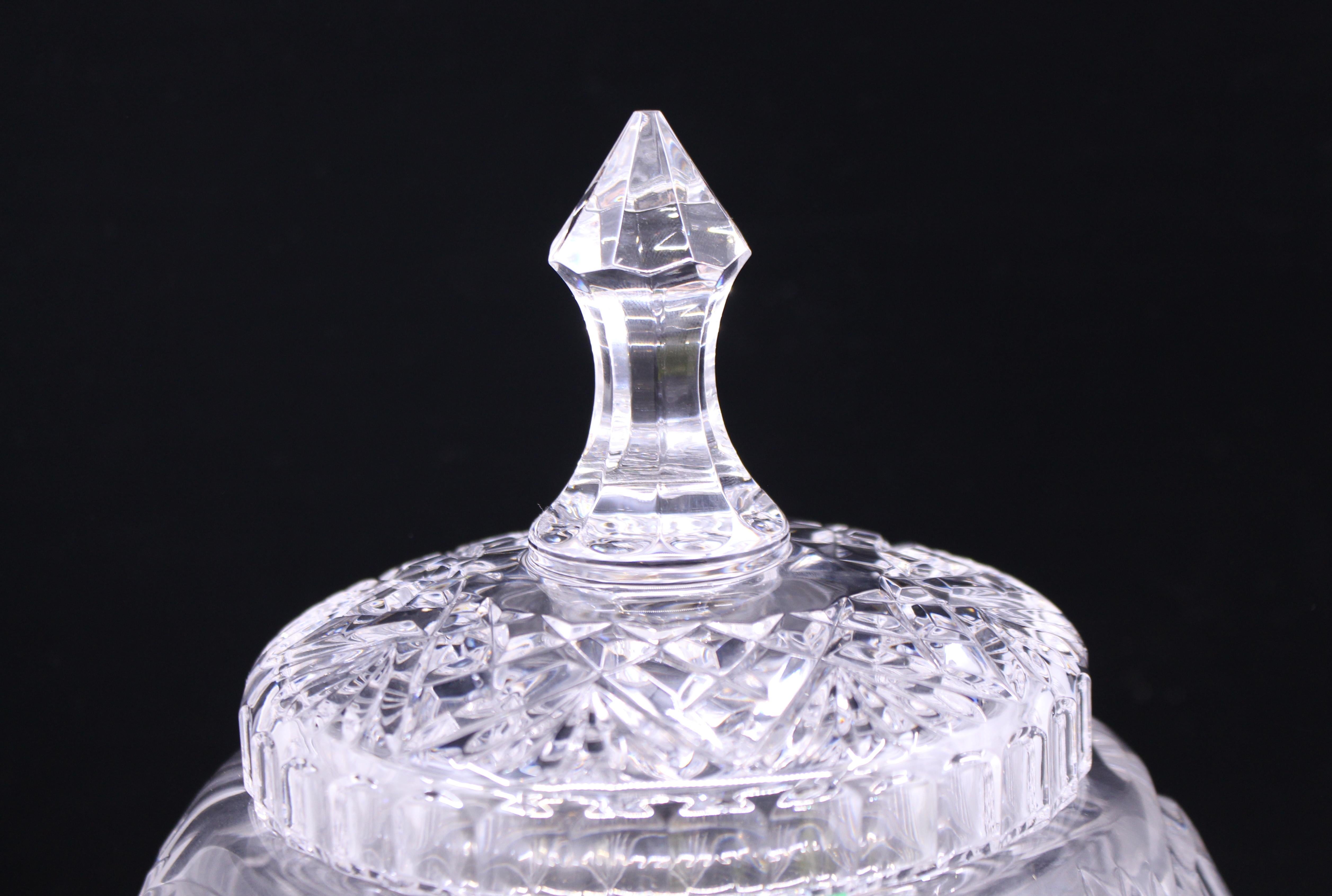 waterford crystal cookie jar