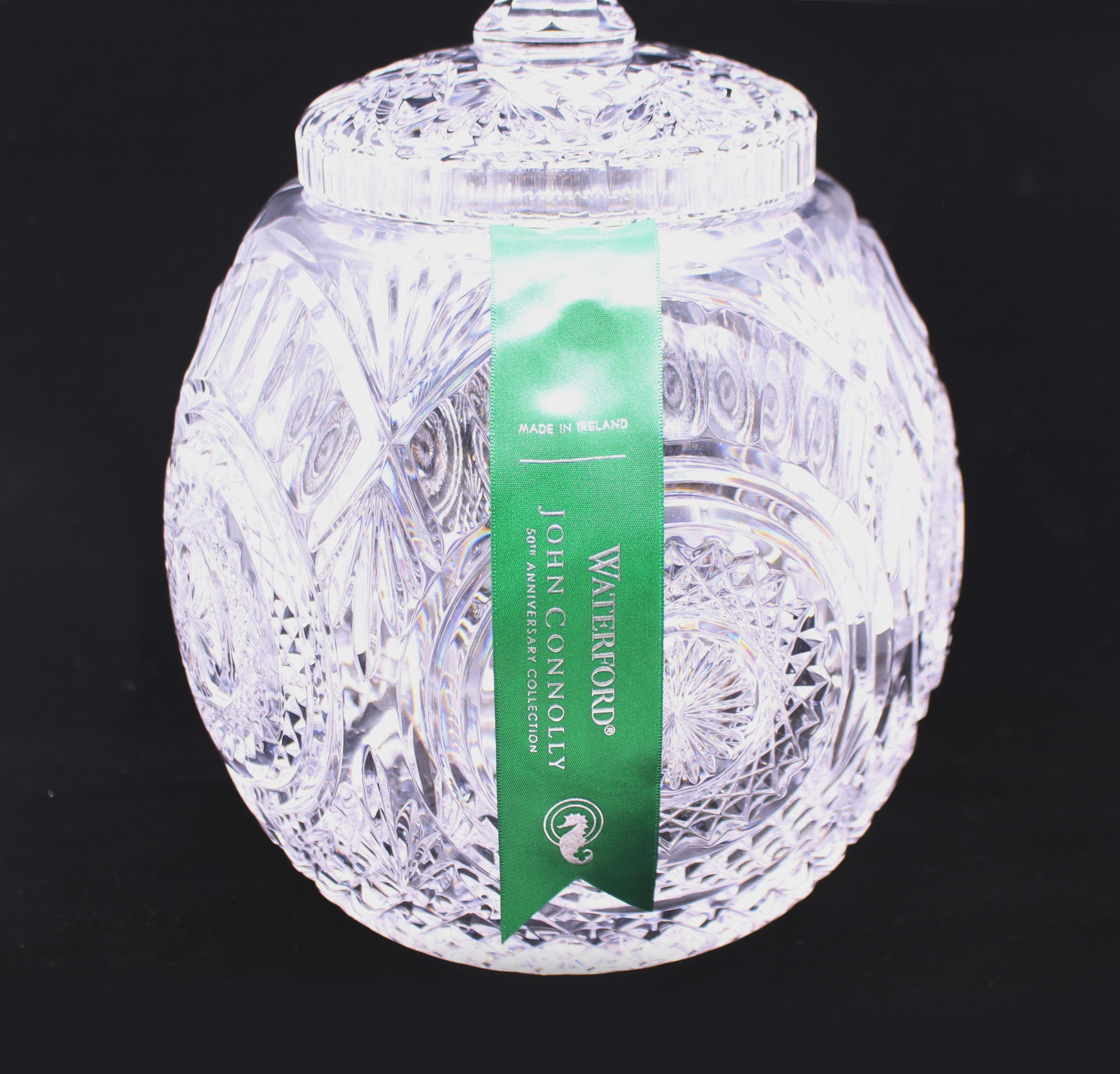 Irish Waterford Crystal Ltd Edition Caroline 13 Inch Cookie Jar