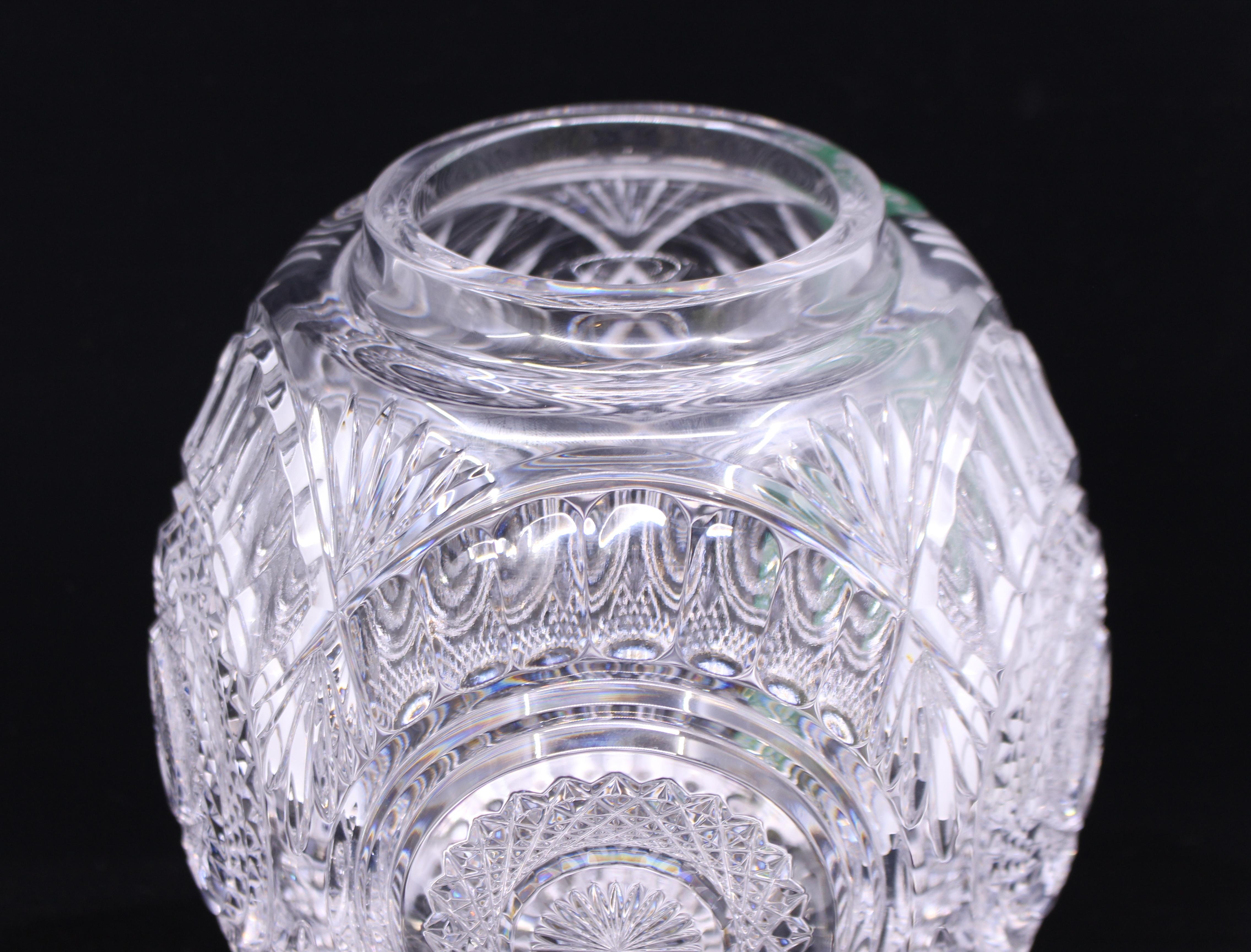 Contemporary Waterford Crystal Ltd Edition Caroline 13 Inch Cookie Jar