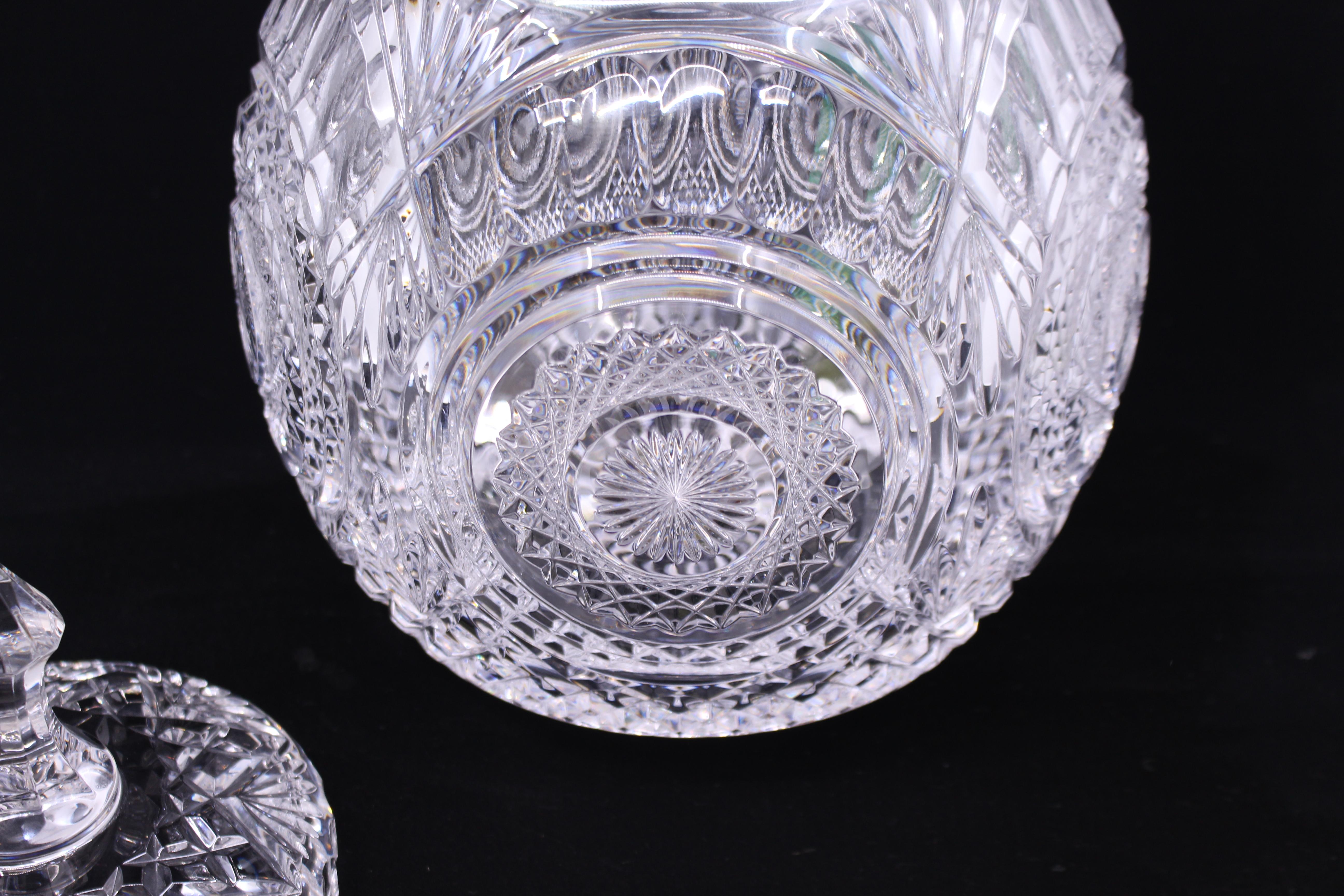 Waterford Crystal Ltd Edition Caroline 13 Inch Cookie Jar 1