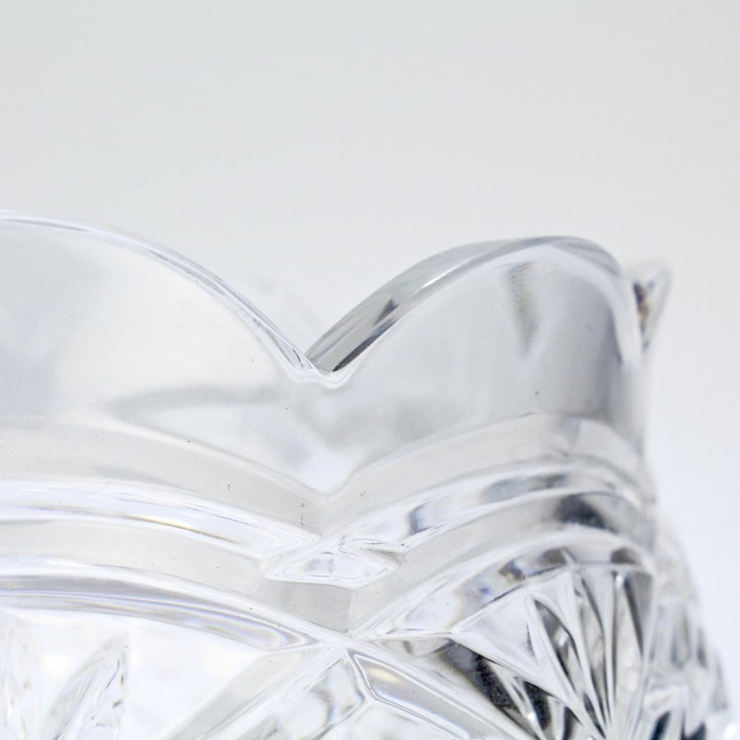 Ciotola o centrotavola con bordo smerlato di Waterford Crystal Master Cutter in vendita 4