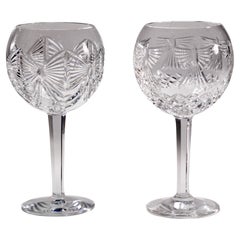 Waterford Crystal Paar Millennium-Toasting-Gläser, Frieden und Glücklichsein