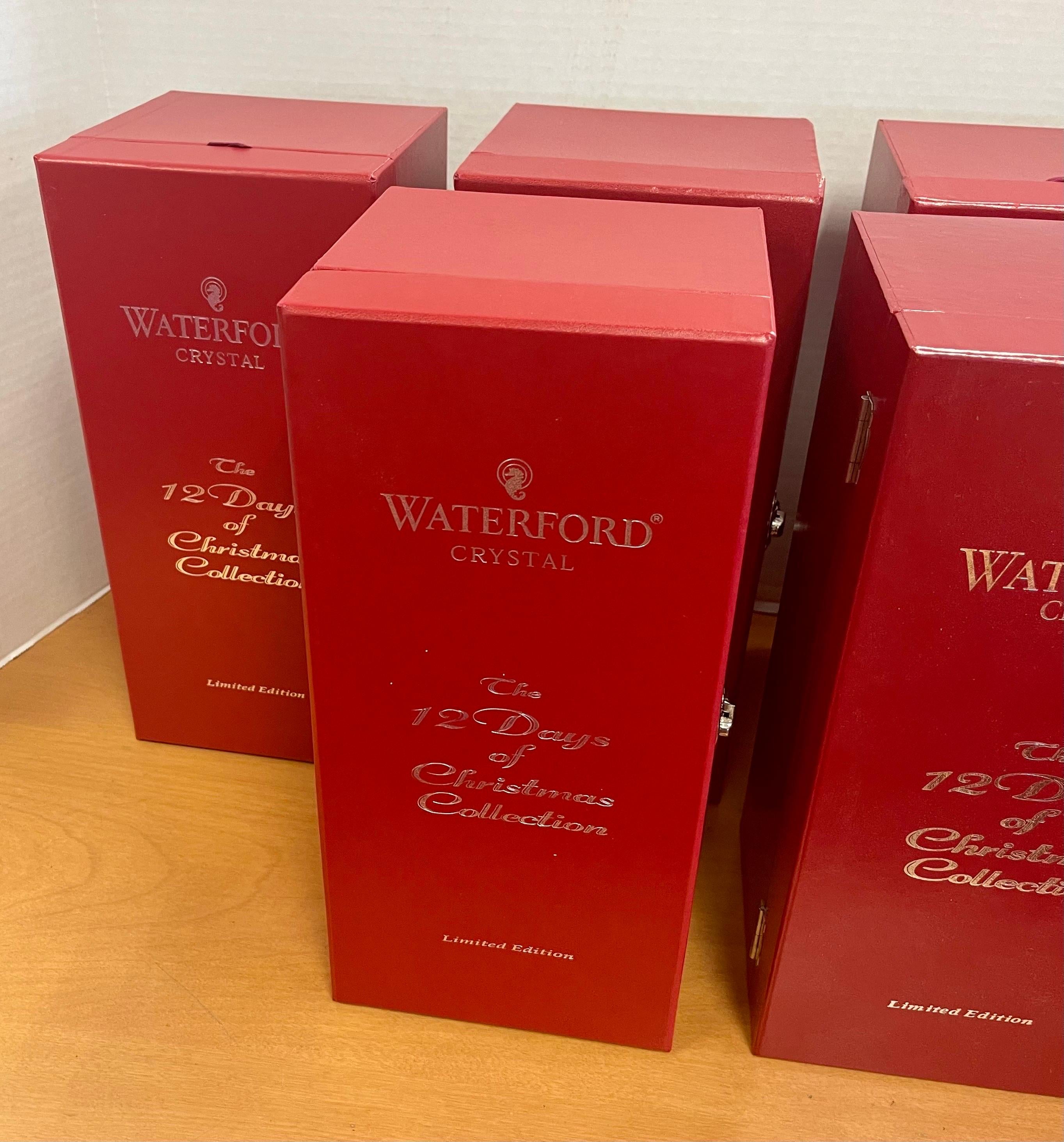 waterford crystal 12 days of christmas champagne flutes