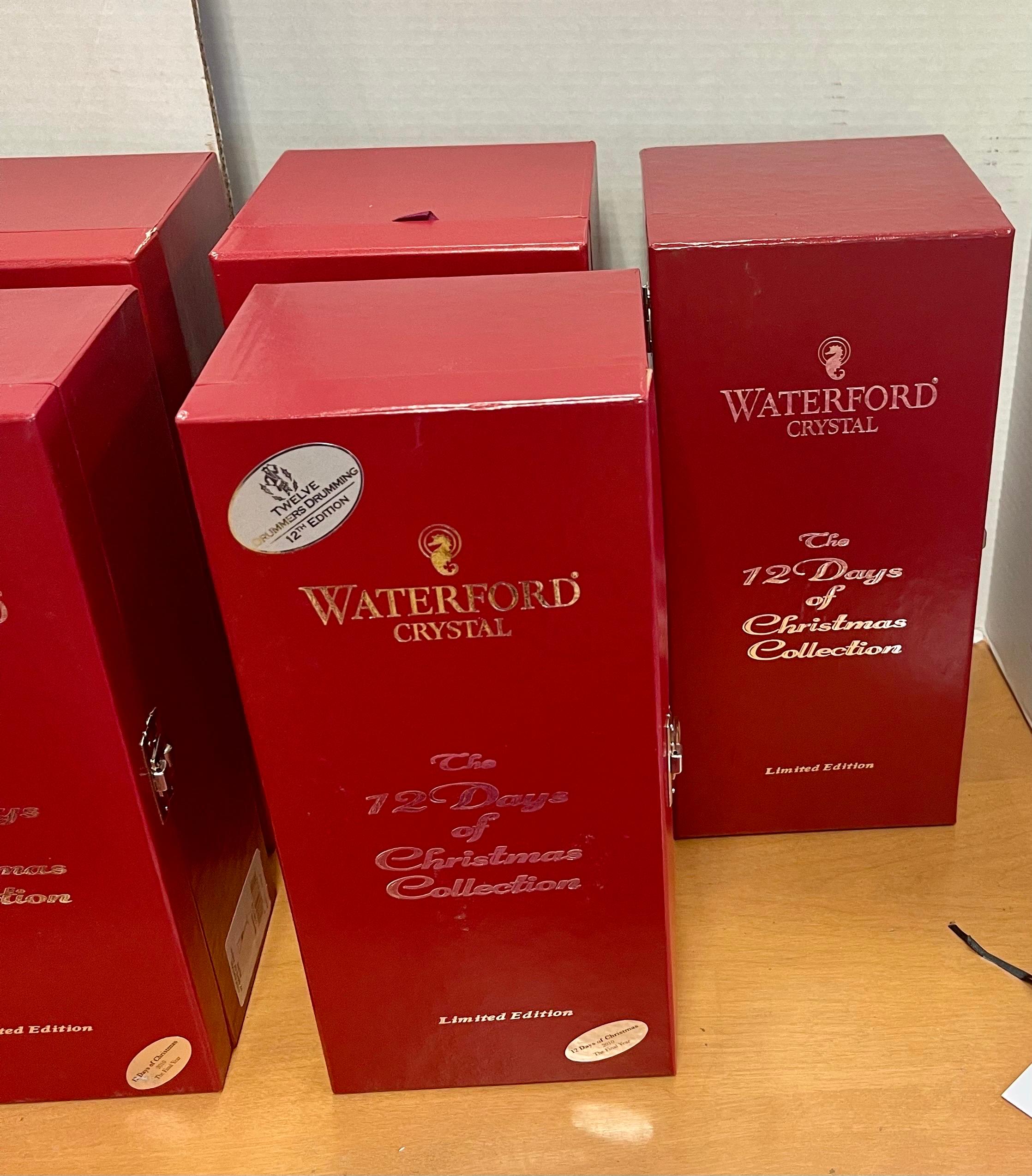 waterford 12 days of christmas flutes
