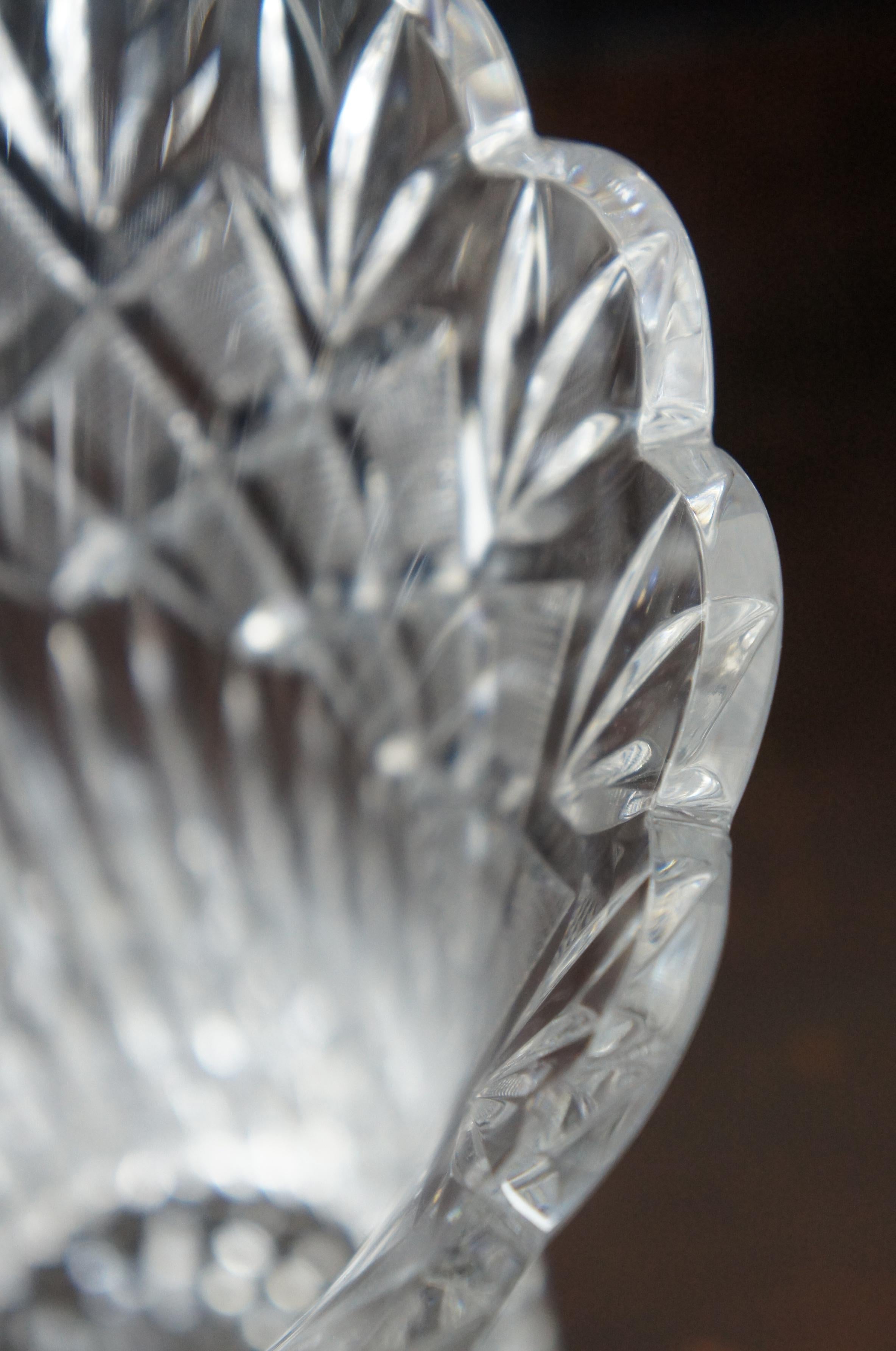 Waterford Crystal Romance of Ireland Collection Irish Lace Vase w Box 100549 4