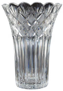 Waterford Crystal Romance of Ireland Collection Irish Lace Vase w Box 100549